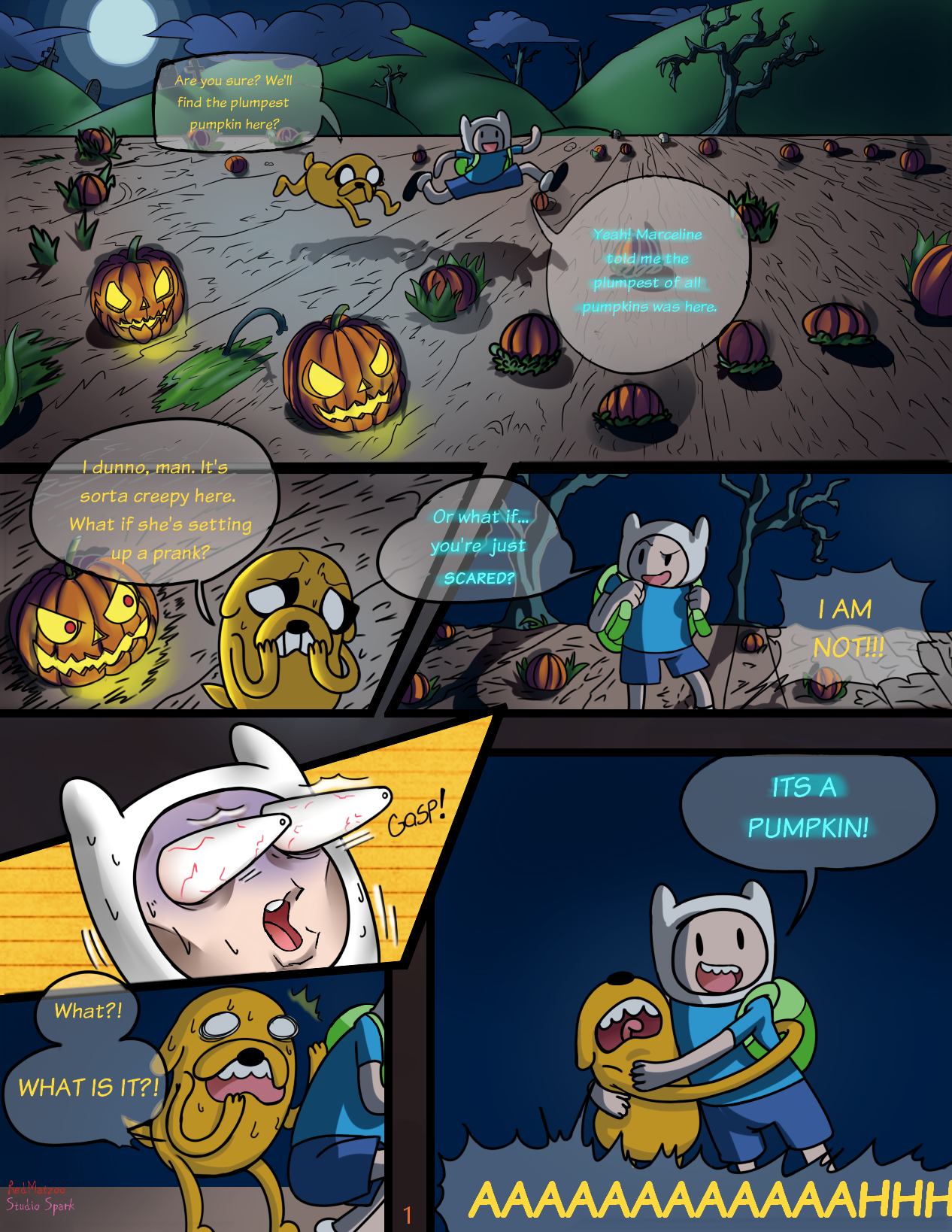 Adventure Time Halloween porn comic picture 1