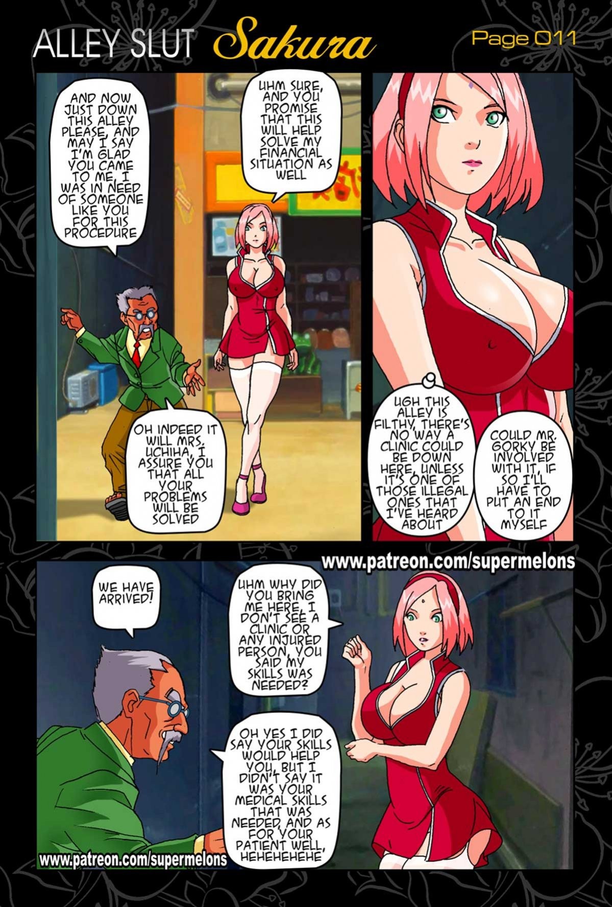 Alley Slut Sakura porn comic picture 13