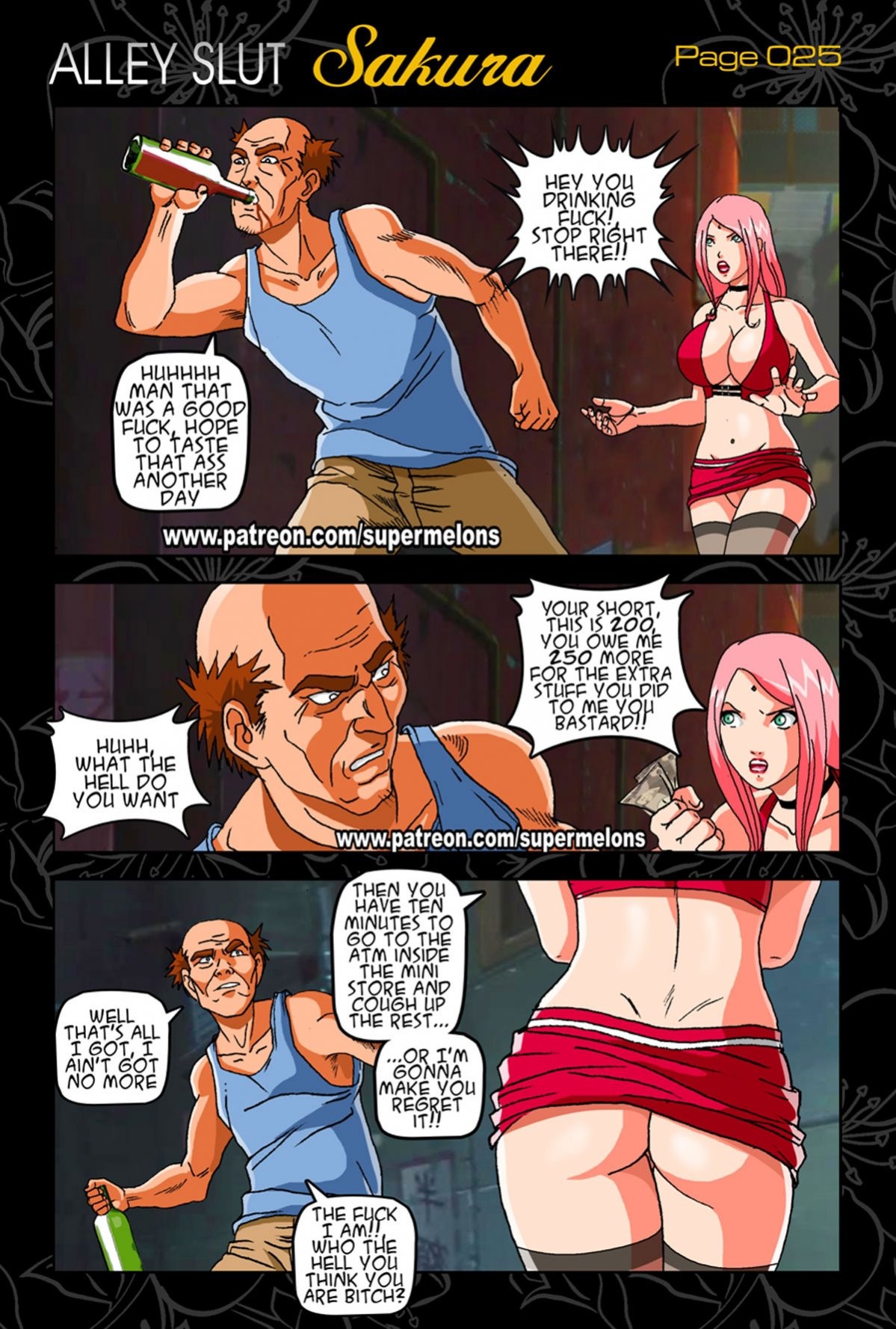 Alley Slut Sakura porn comic picture 27