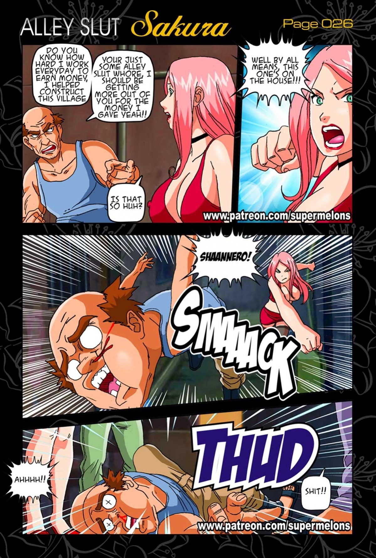 Alley Slut Sakura porn comic picture 28