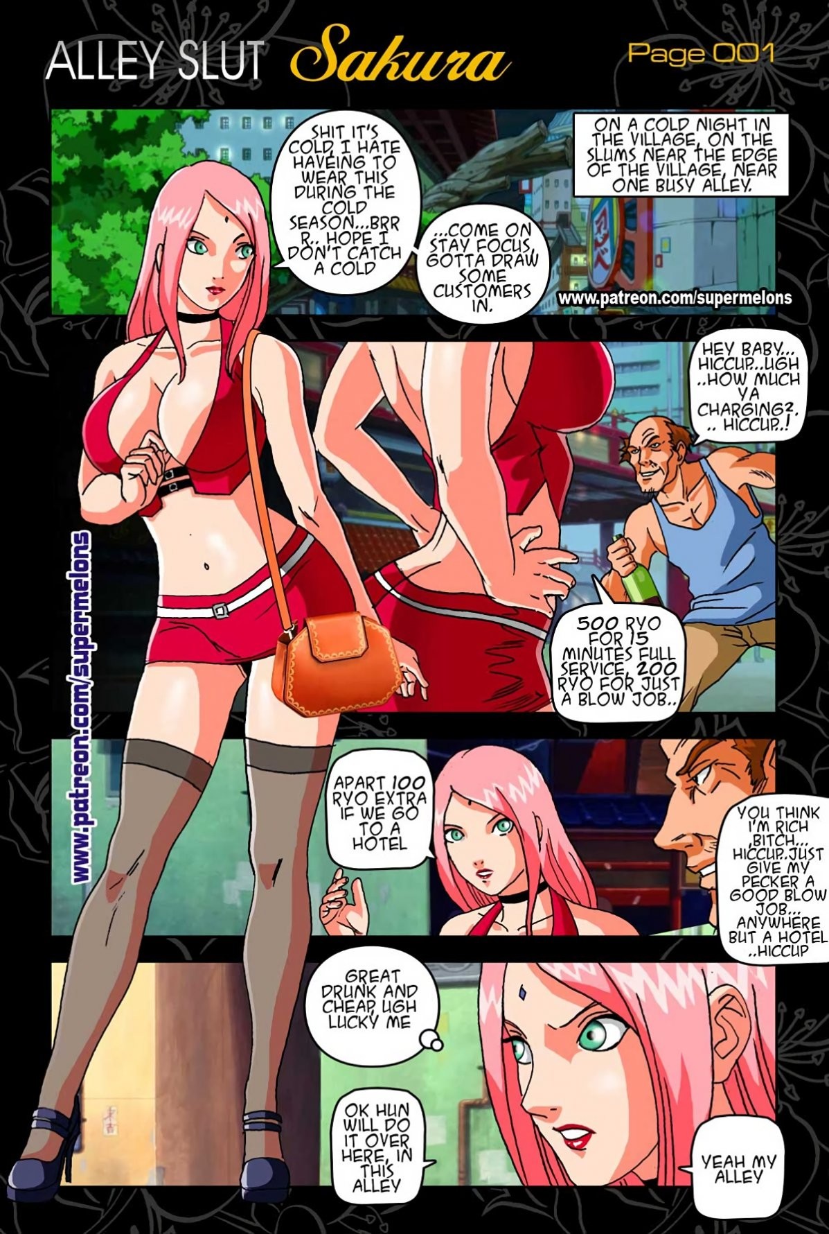 Alley Slut Sakura porn comic picture 3