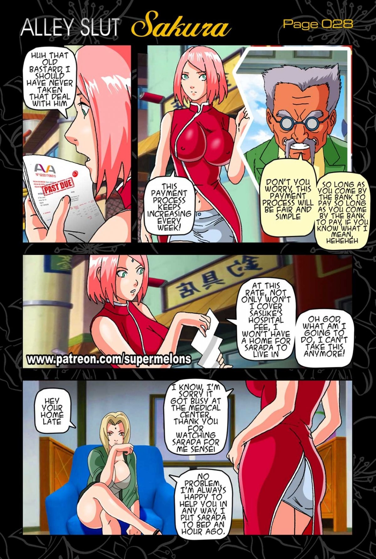 Alley Slut Sakura porn comic picture 30