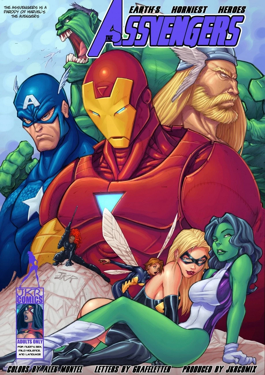 Assvengers porn comic picture 1