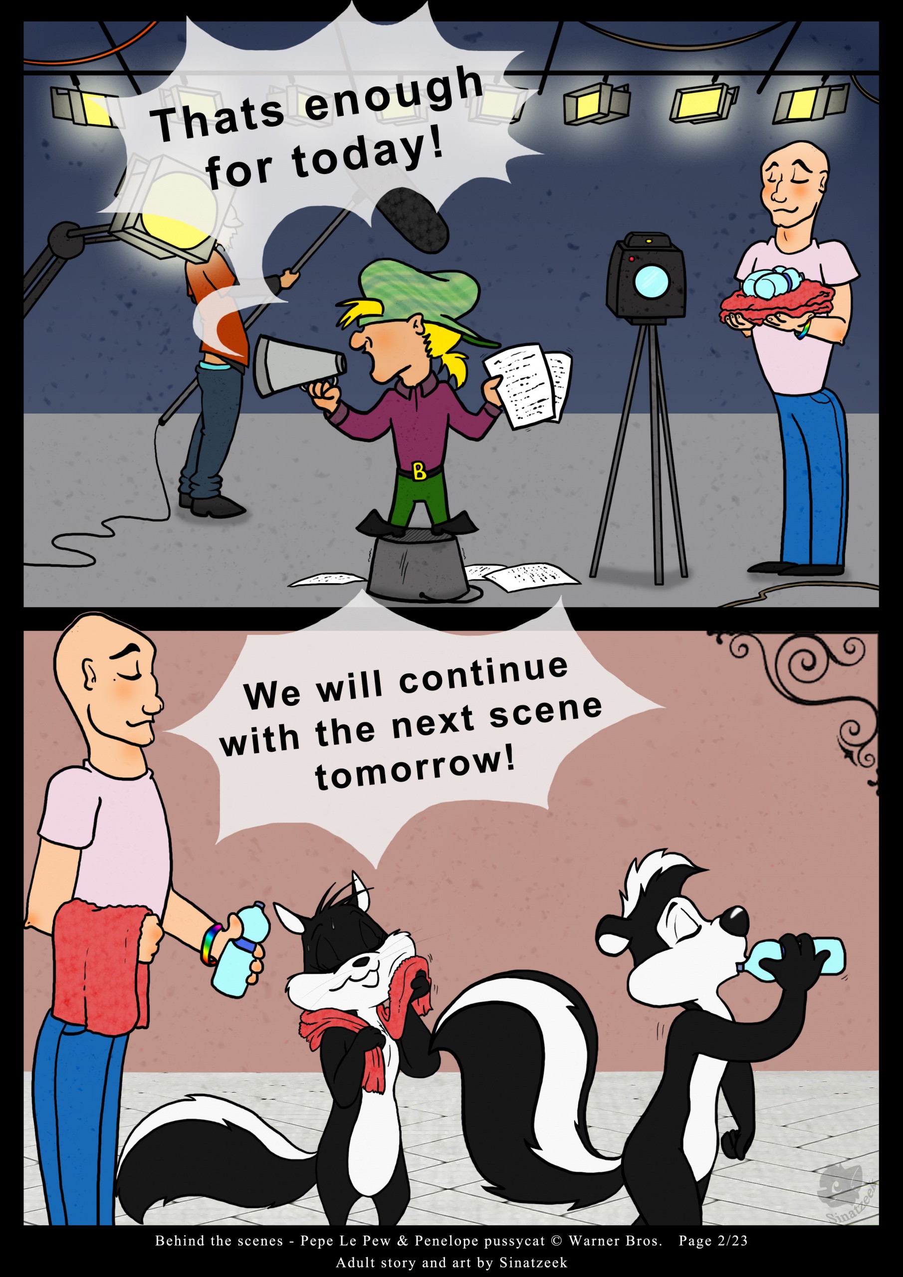 Cartoon From Behind Porn - Behind the Scenes Porn comic, Rule 34 comic, Cartoon porn comic -  GOLDENCOMICS
