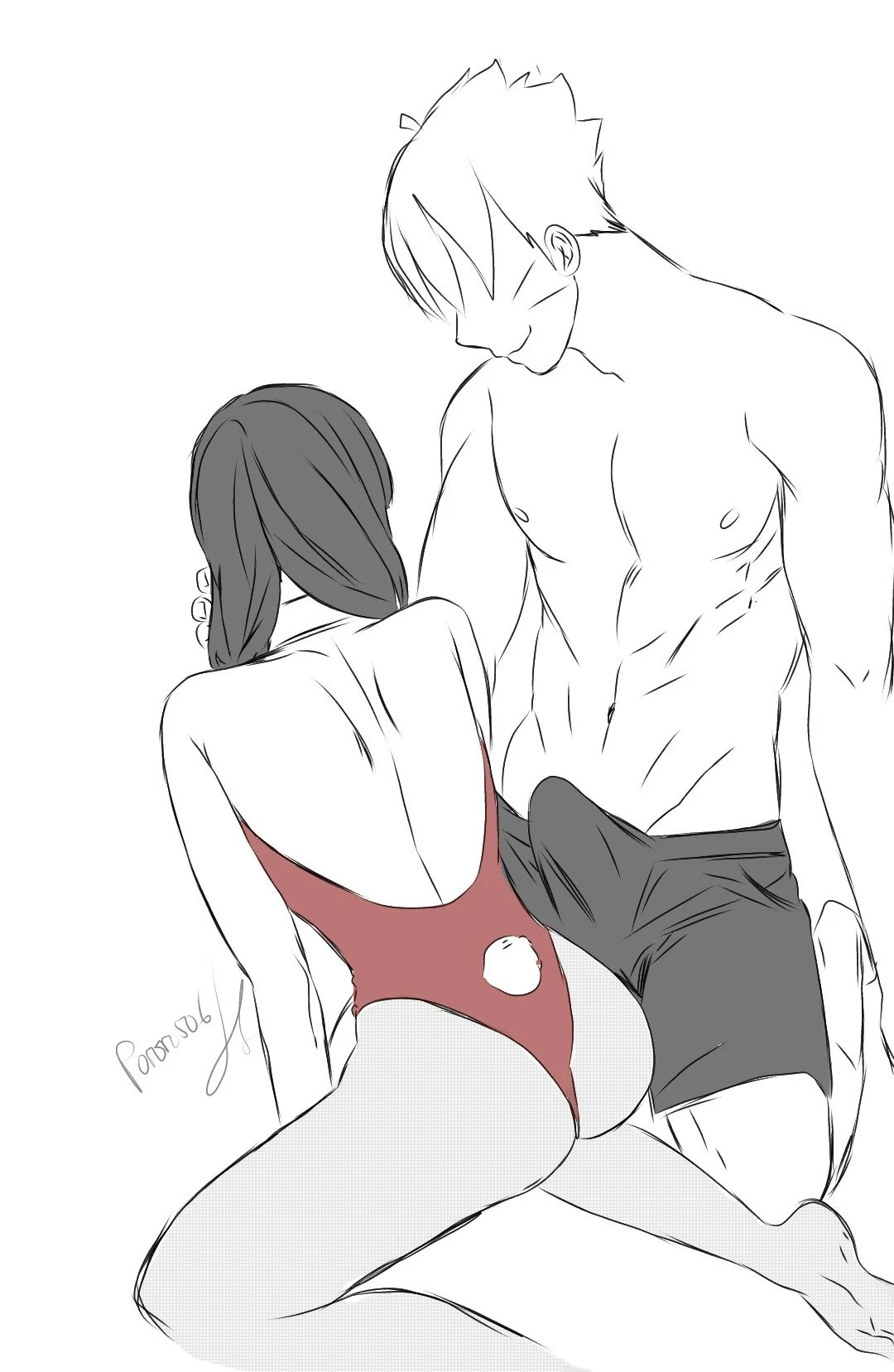 boruto×sarada porn comic picture 3