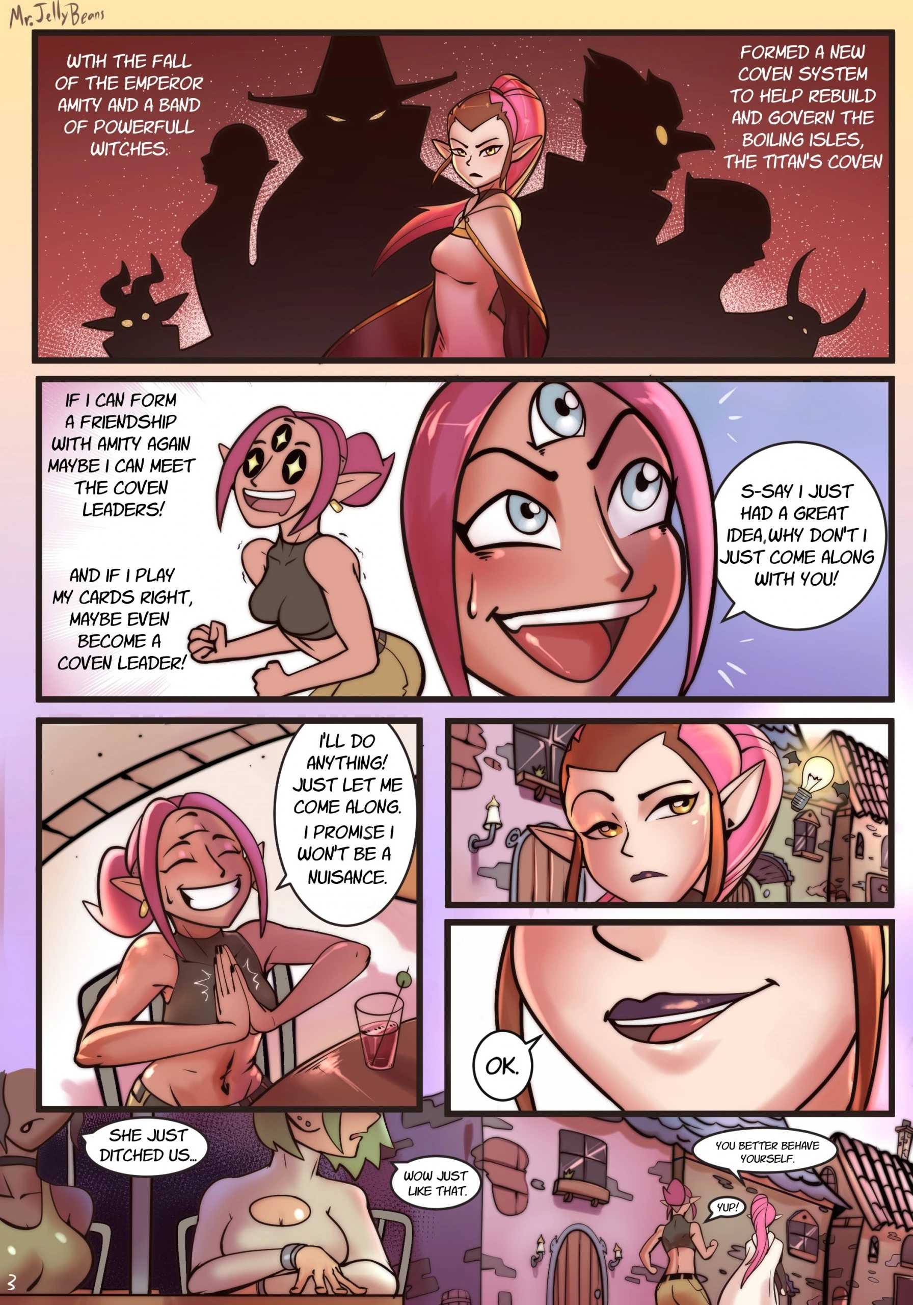 Boscha’s Initiation porn comic picture 4