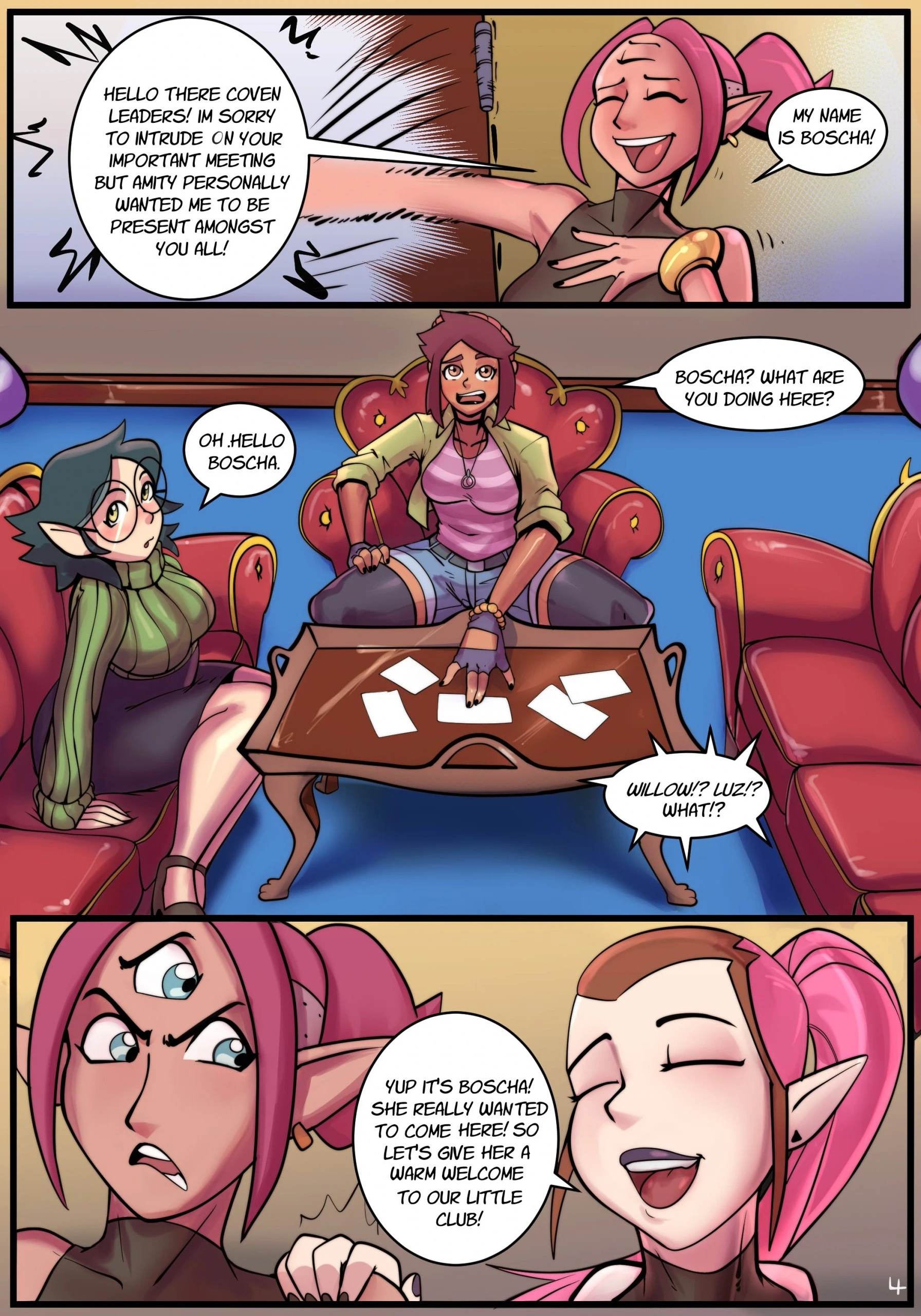 Boscha’s Initiation porn comic picture 5