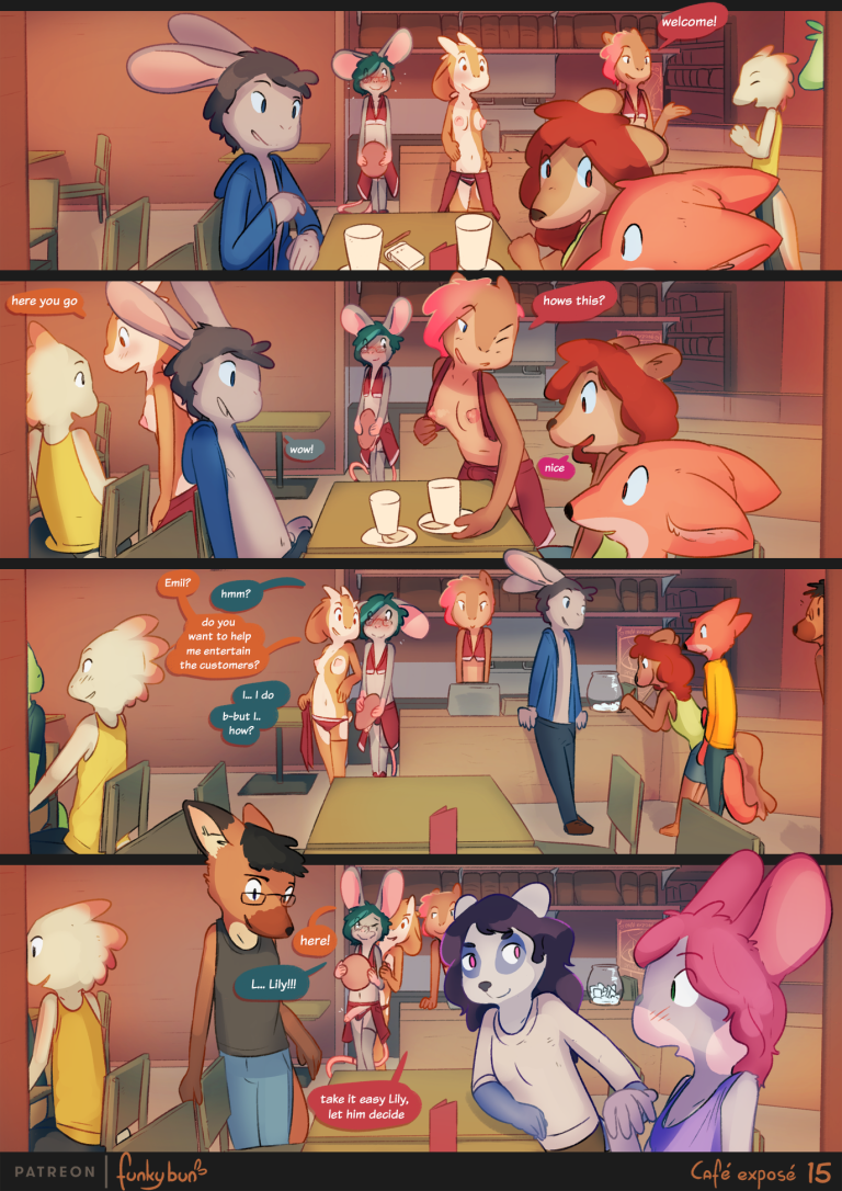 Café exposé porn comic picture 15