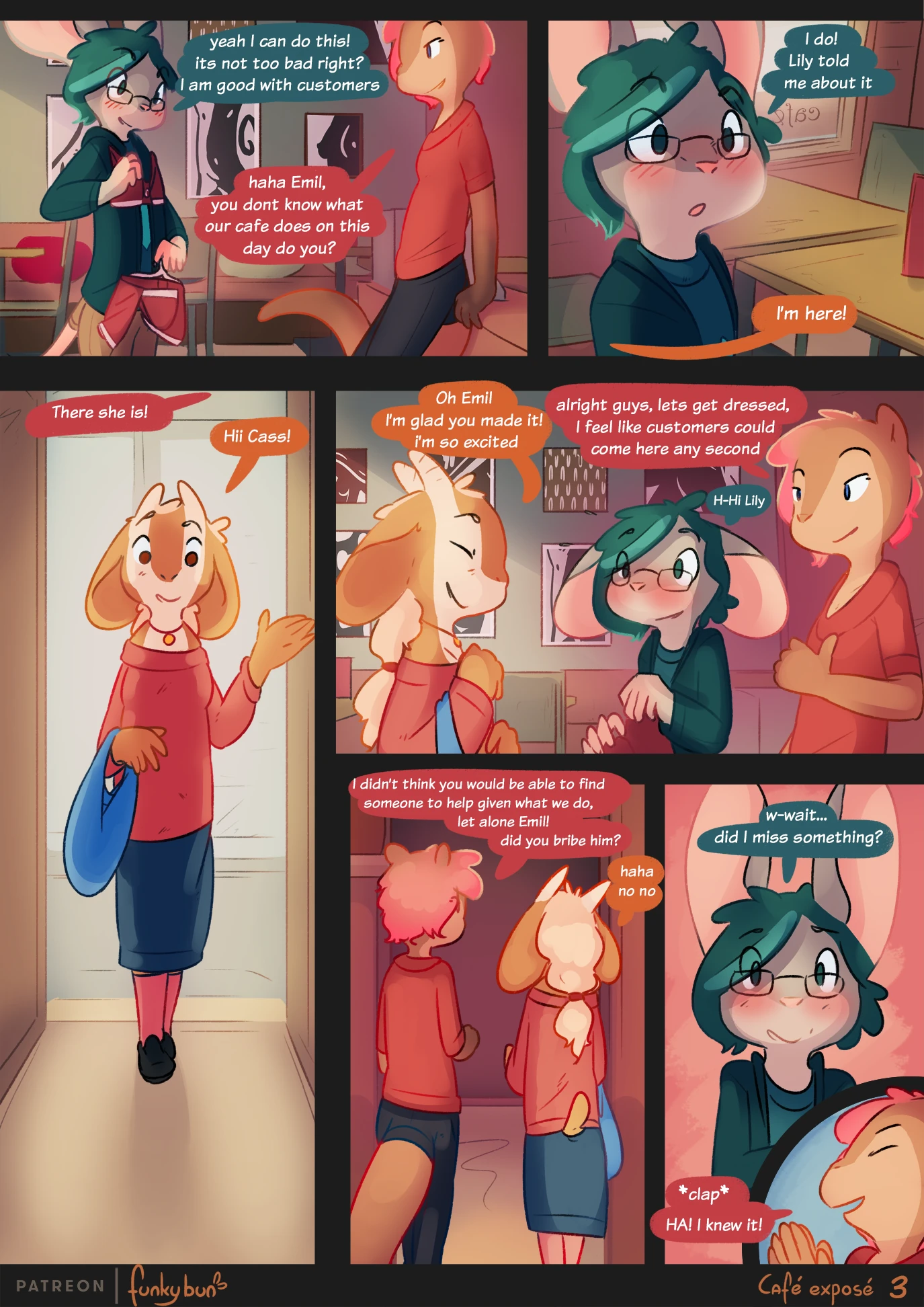 Café exposé porn comic picture 3