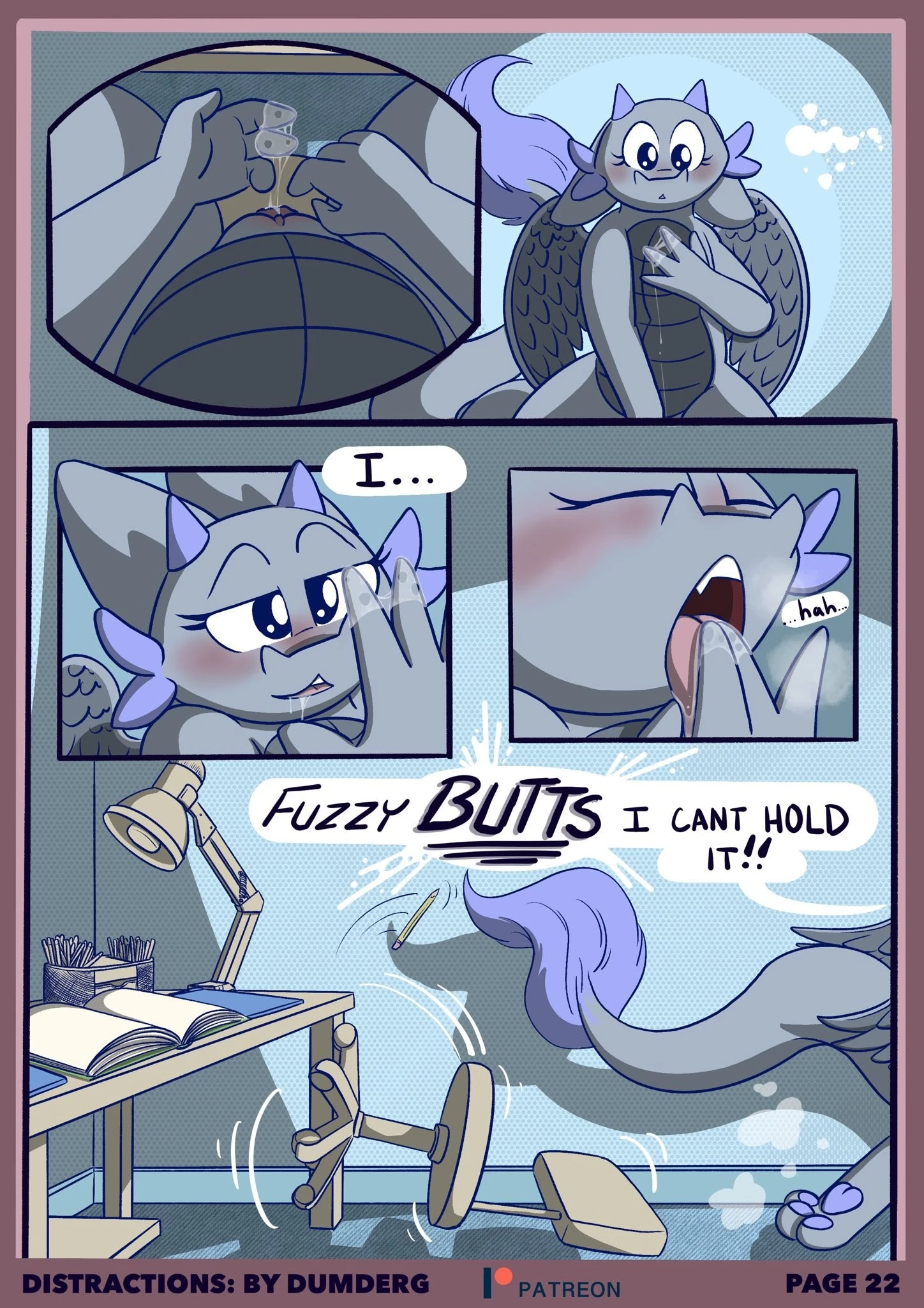 Distractions - DumDerg porn comic picture 23