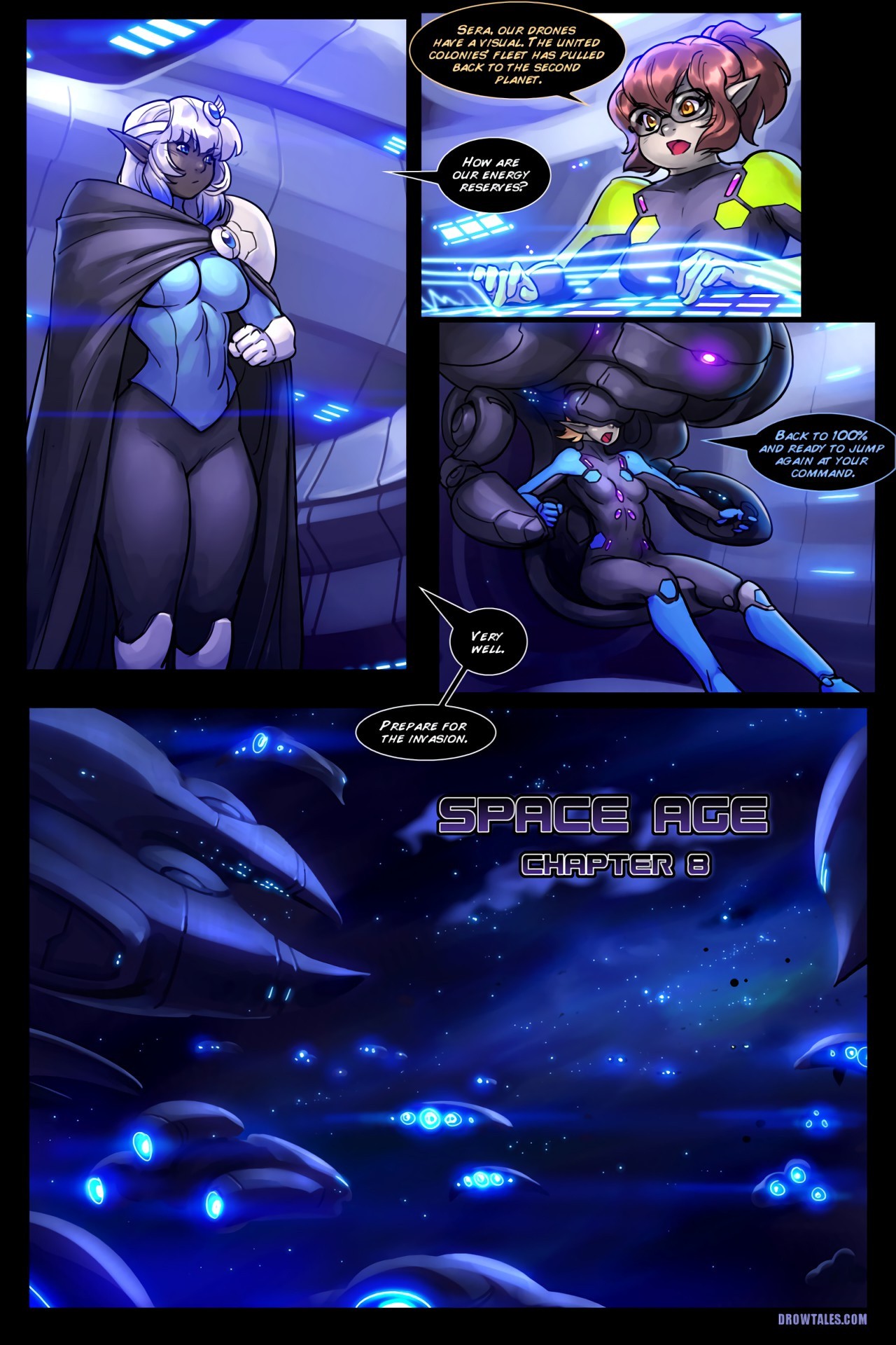 Drowtales Space Age 8 porn comic picture 1