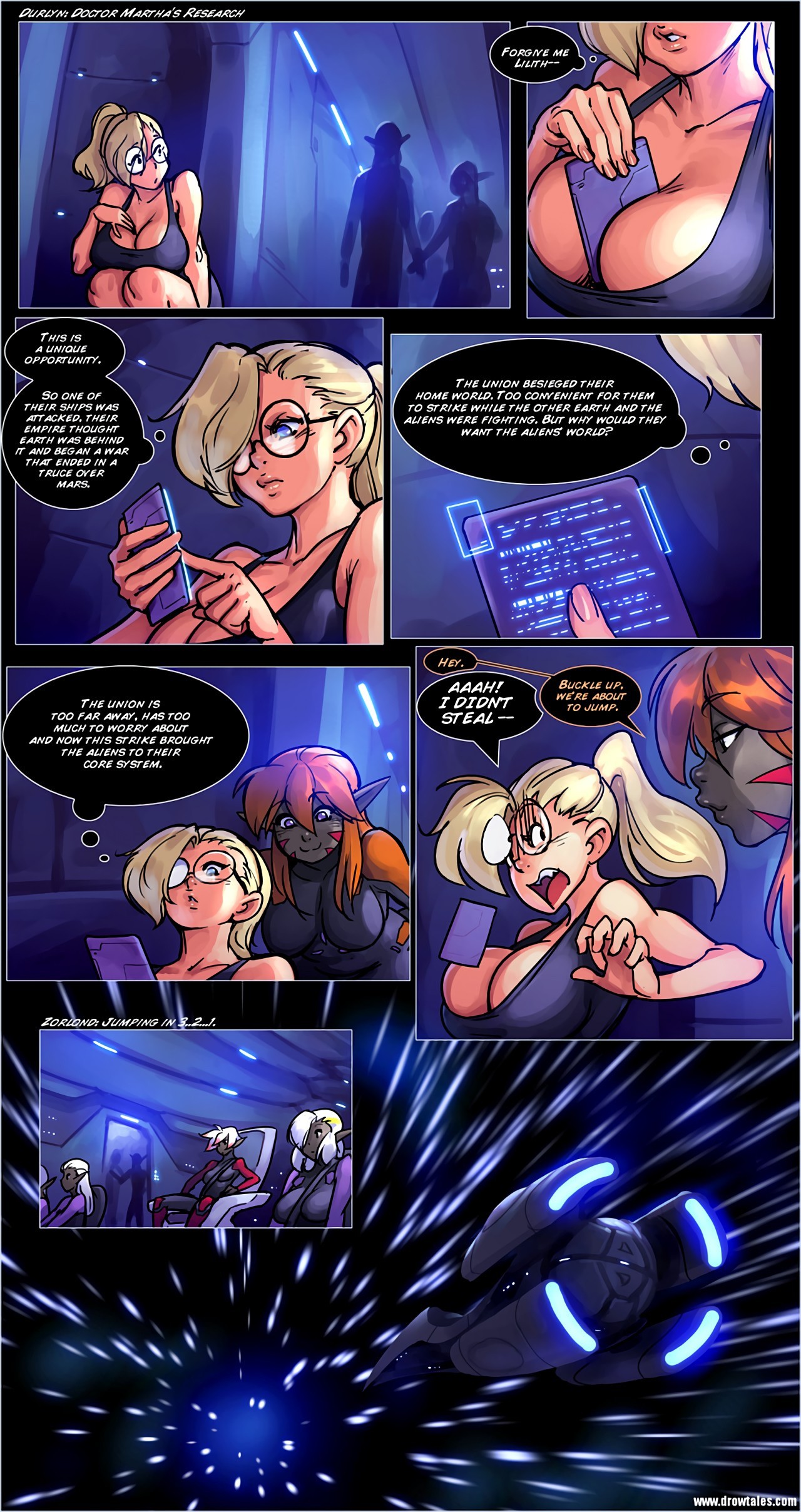 Drowtales Space Age 8 porn comic picture 43