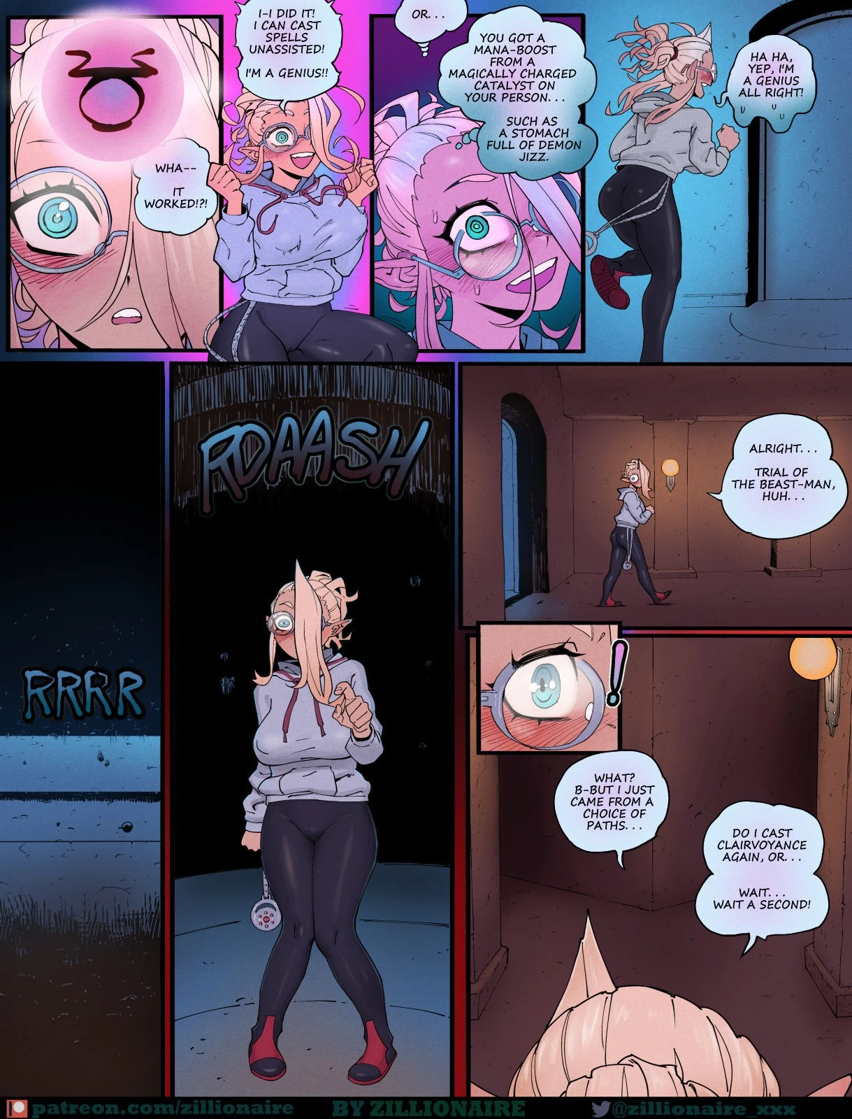 Dungeon Exam porn comic picture 11