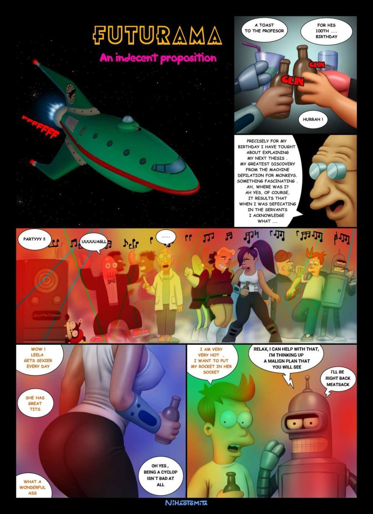 Futurama - An indecent proposition porn comic picture 1