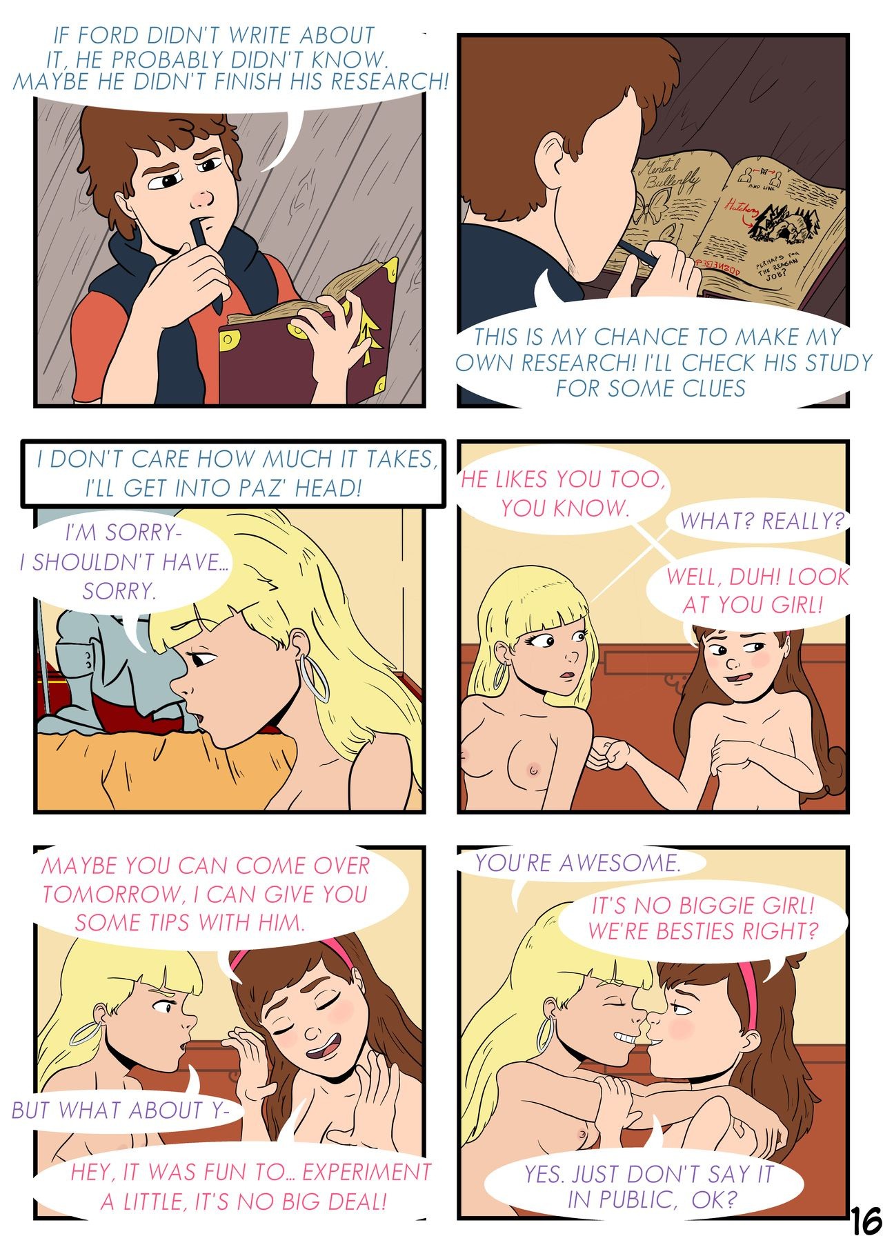 Gravity Falls - Butterflies in my Head porn comic picture 17