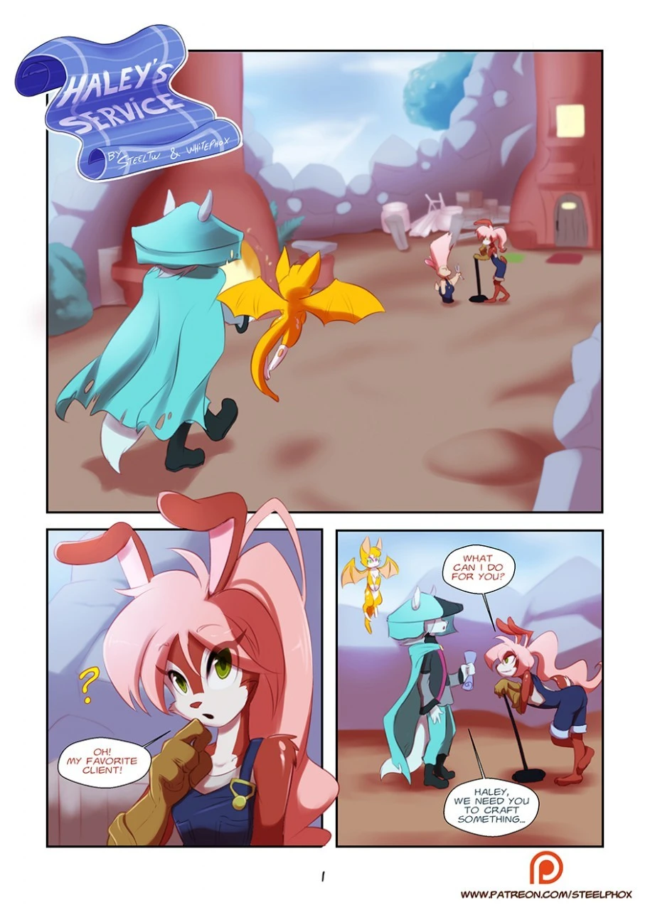 Haley's Service porn comic picture 1