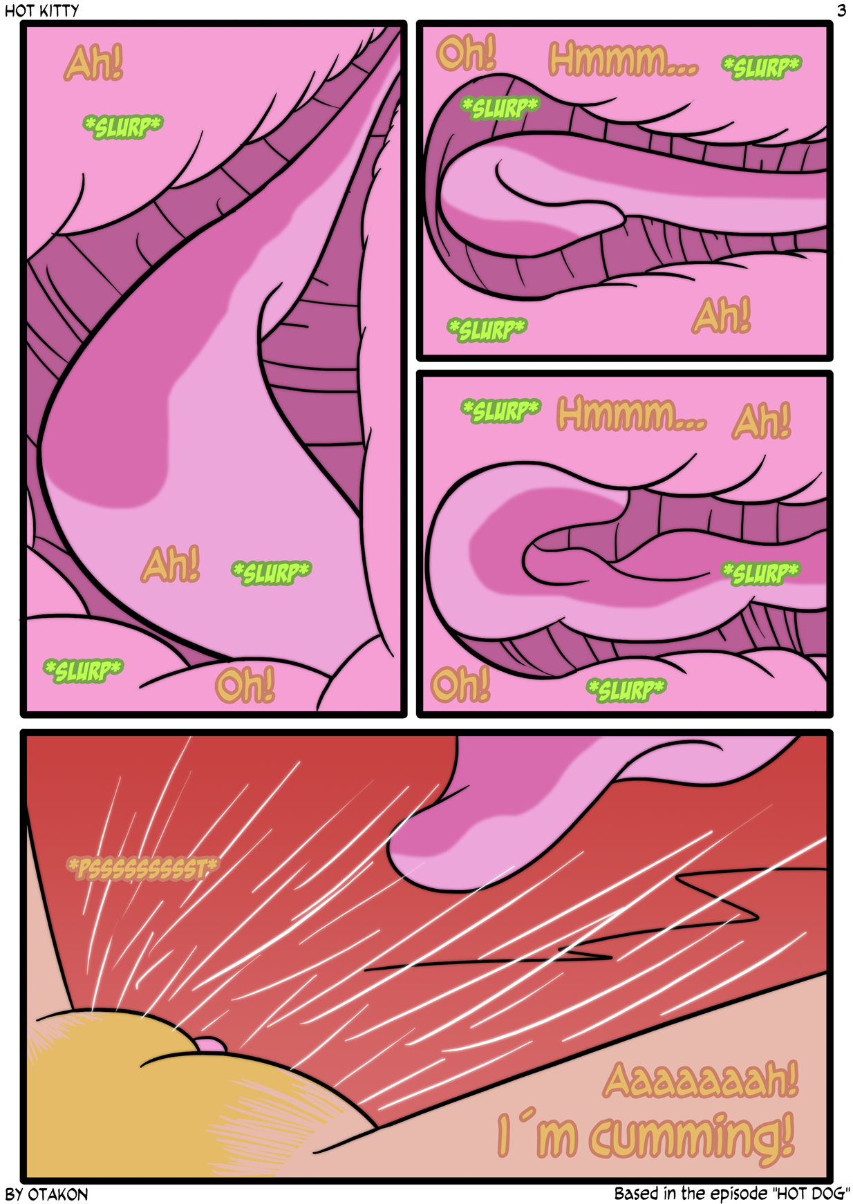 Hot Kitty porn comic picture 7