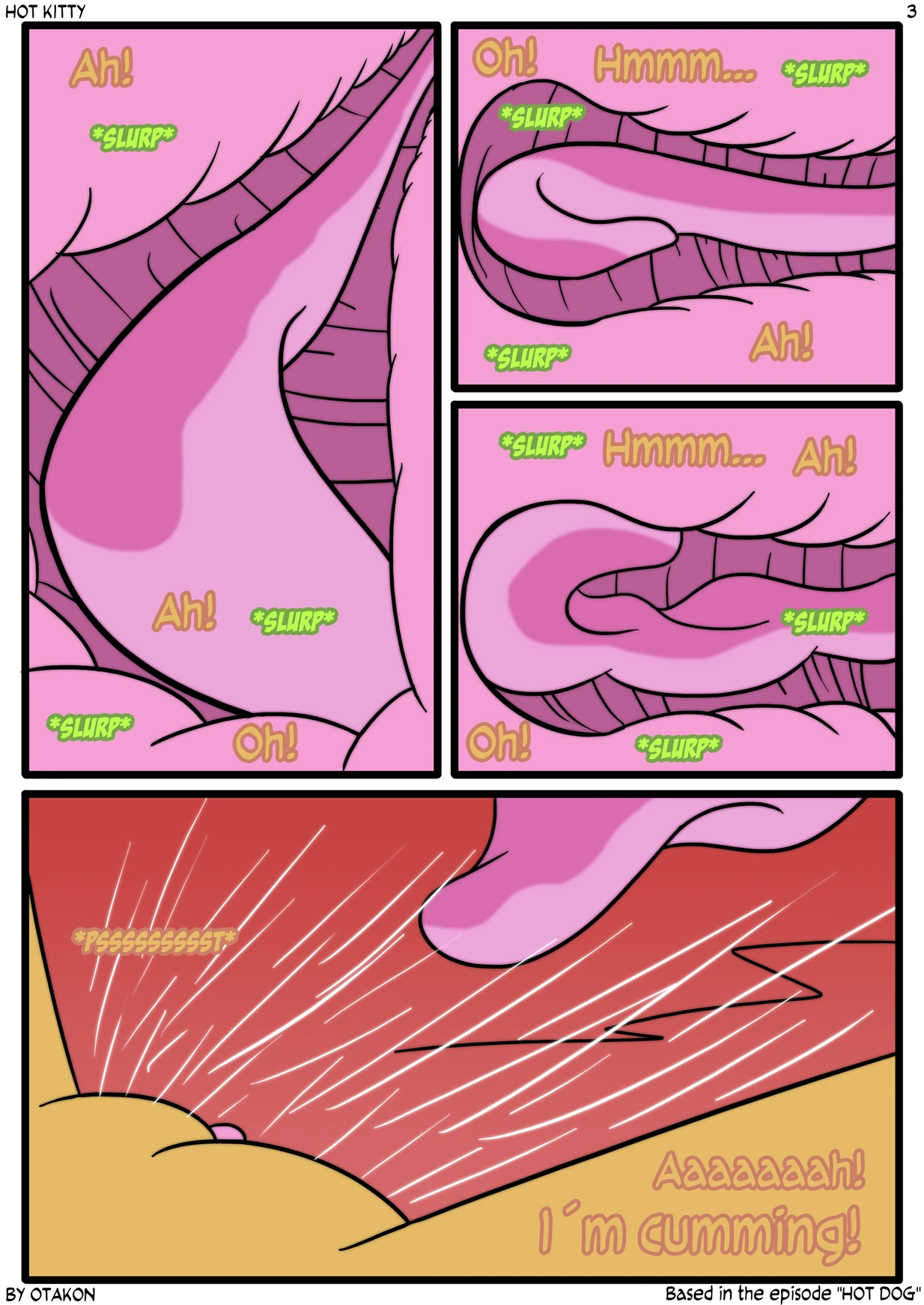 Hot Kitty porn comic picture 9