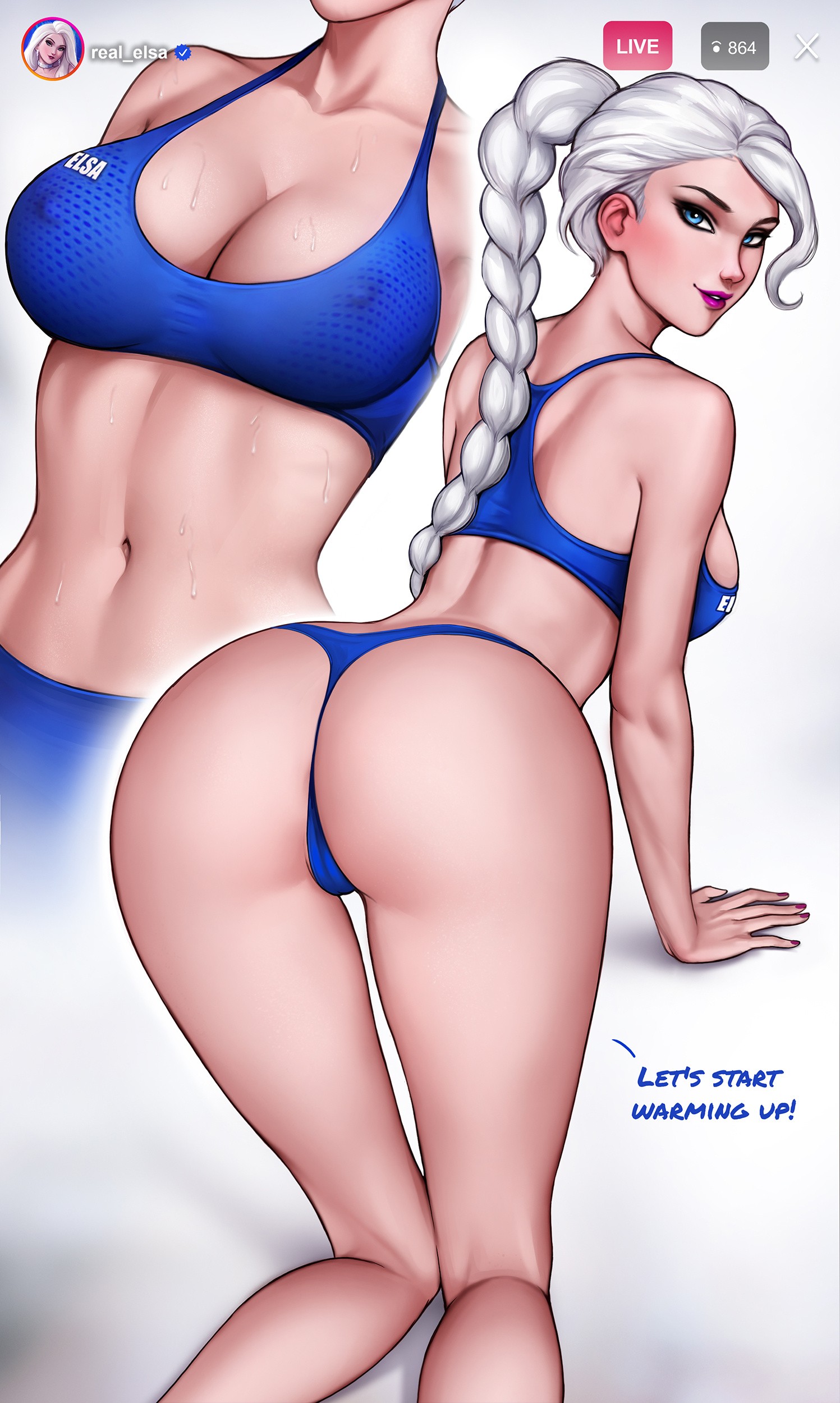 How to train your ass with Elsa porn comic picture 4