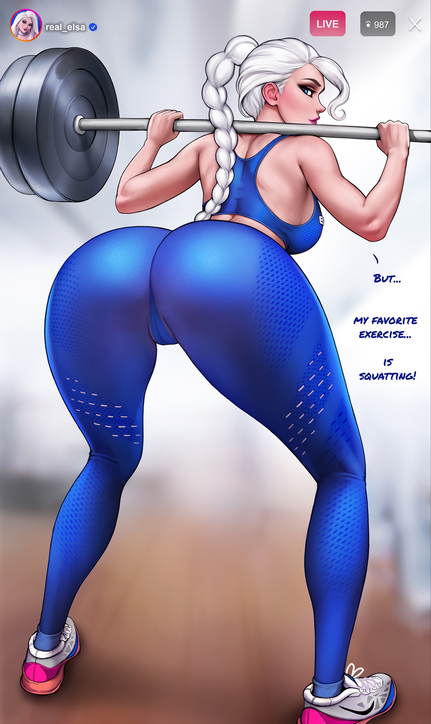 How to train your ass with Elsa porn comic picture 7