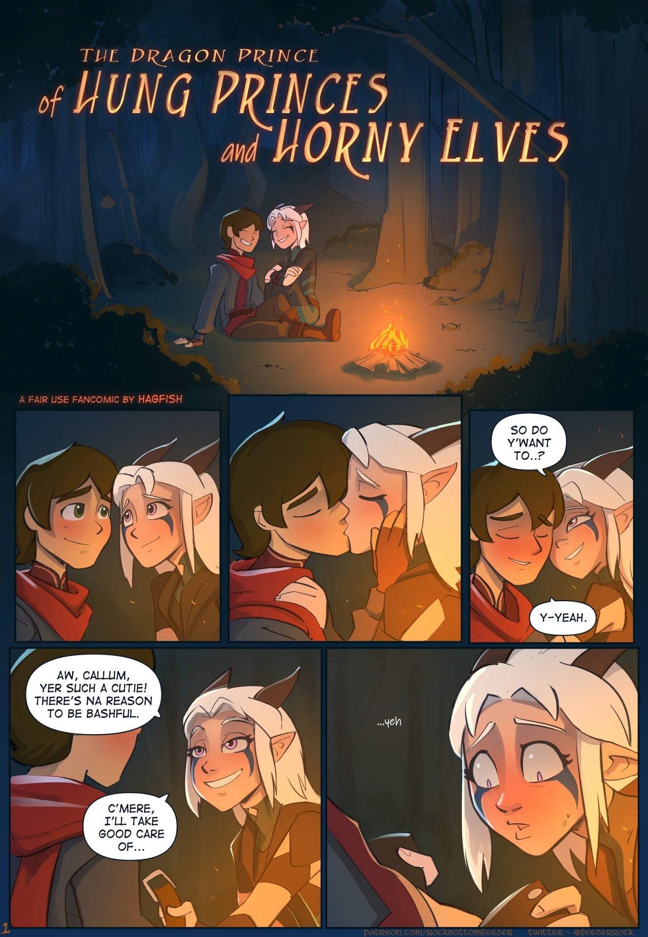 Hung Princes and Horny Elves porn comic picture 2