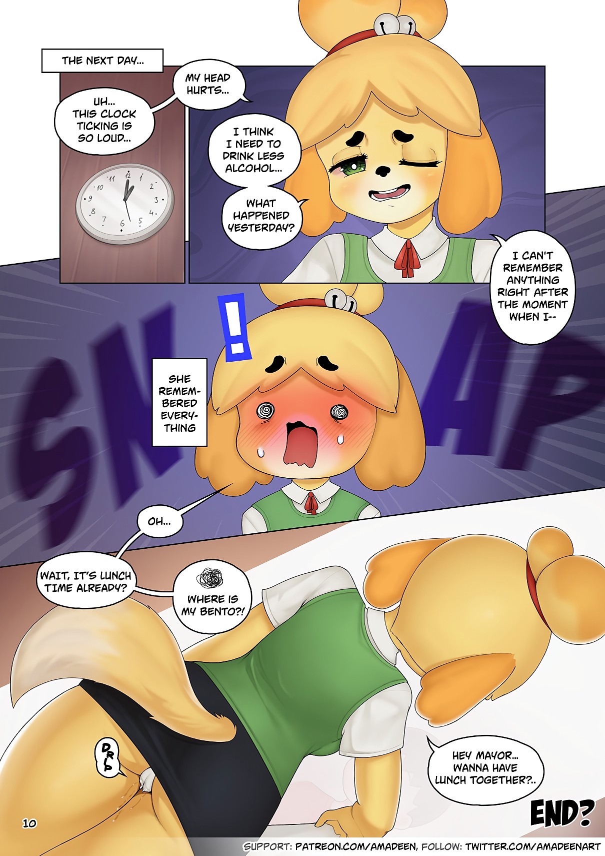 Isabelle's Lunch Incident porn comic picture 11