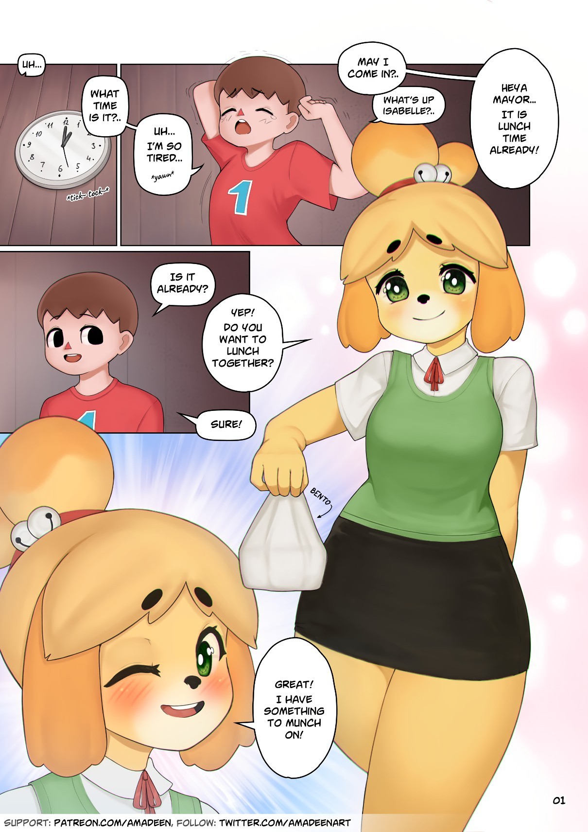 Isabelle's Lunch Incident porn comic picture 2