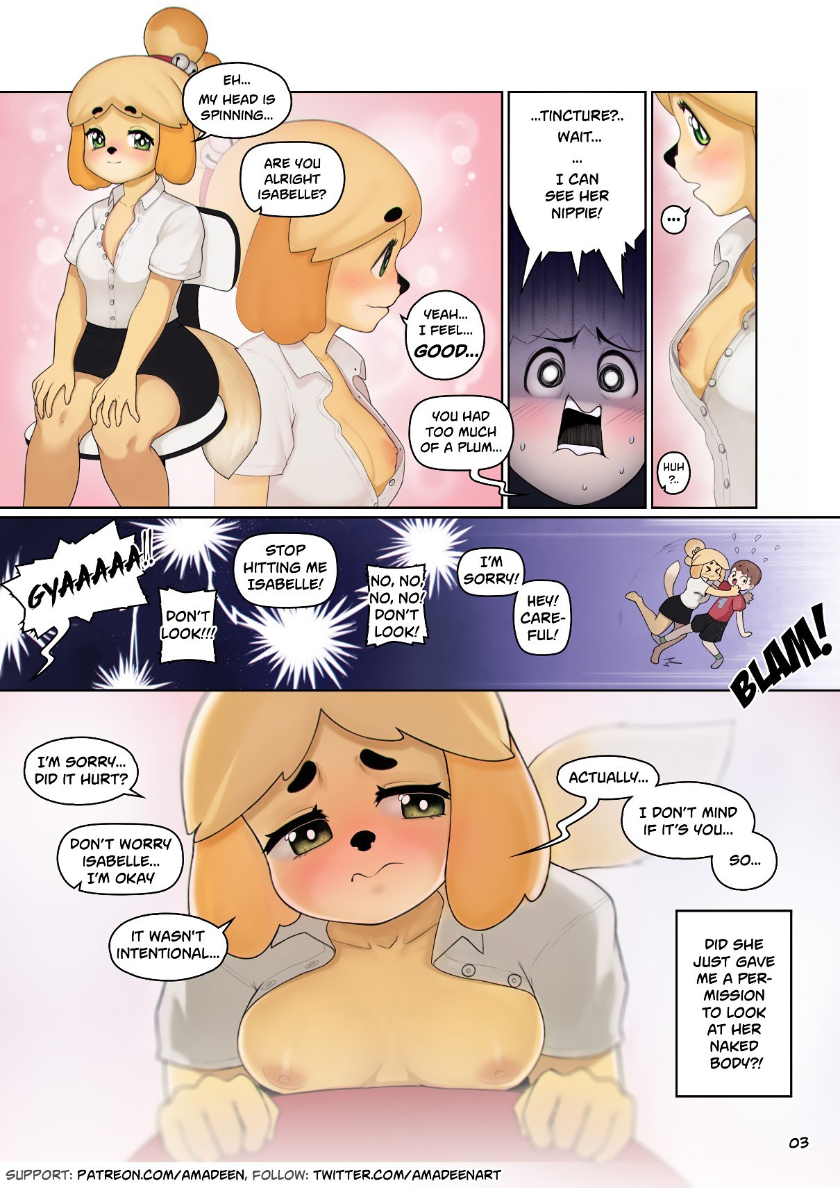Isabelle's Lunch Incident porn comic picture 4