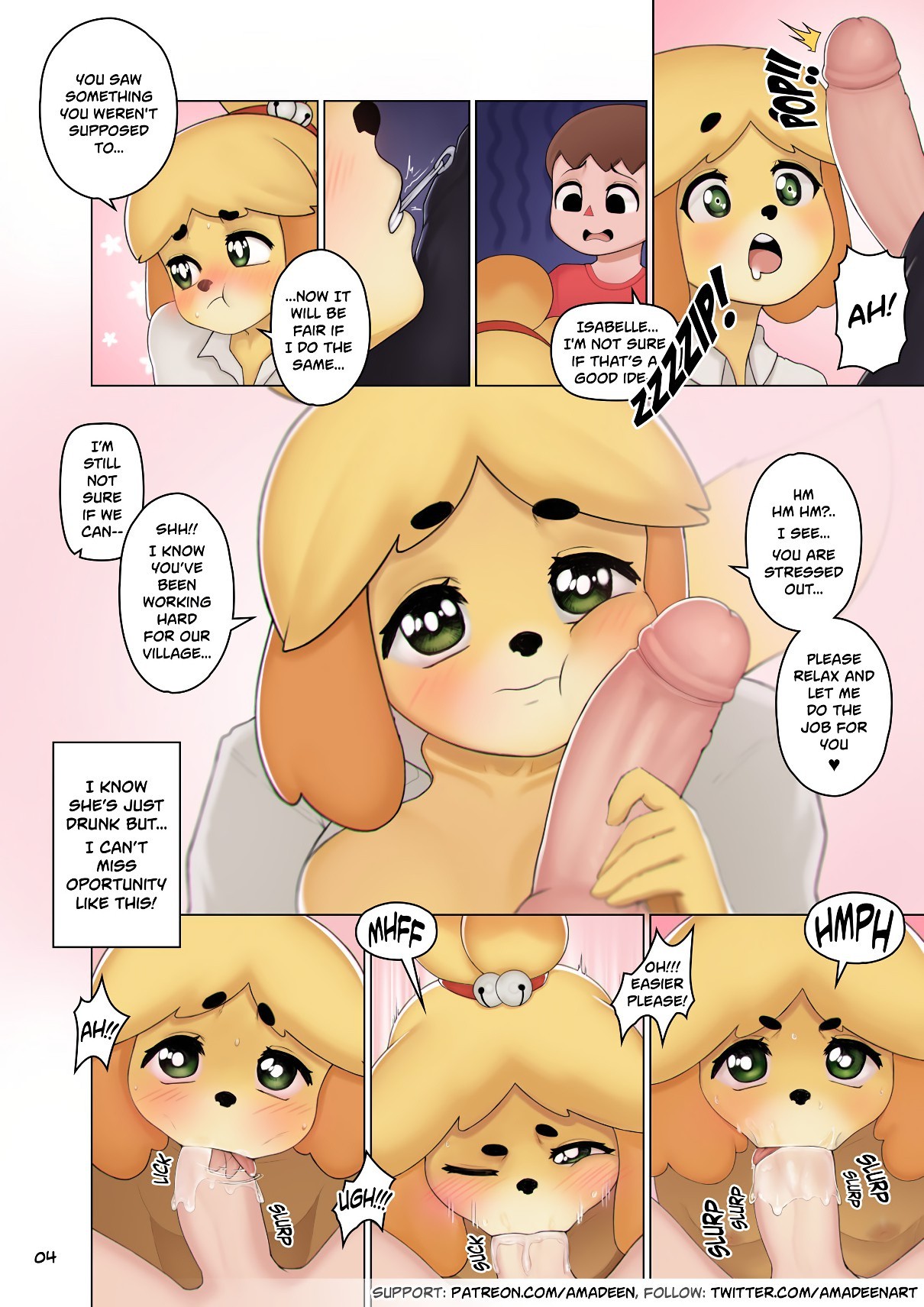 Isabelle's Lunch Incident porn comic picture 5