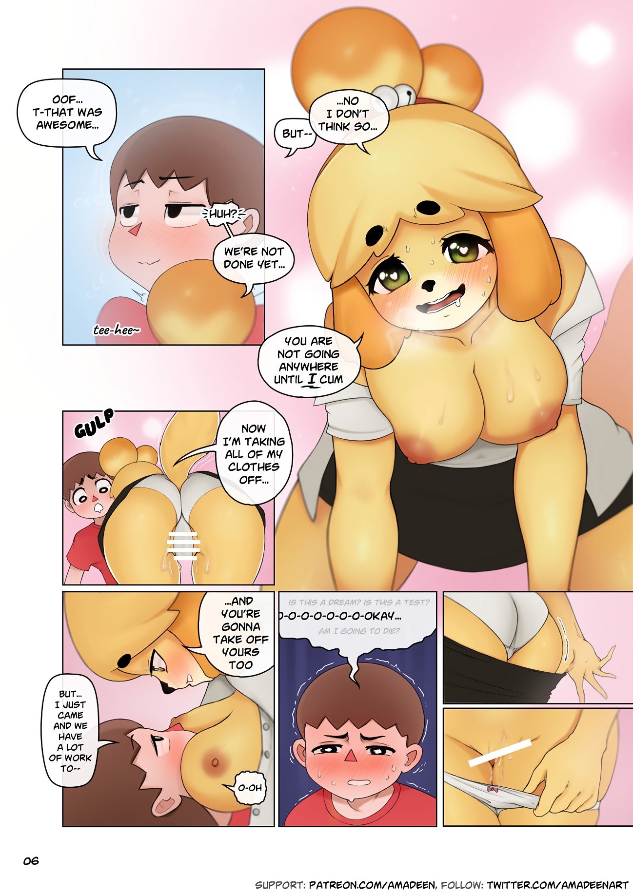 Isabelle's Lunch Incident porn comic picture 7