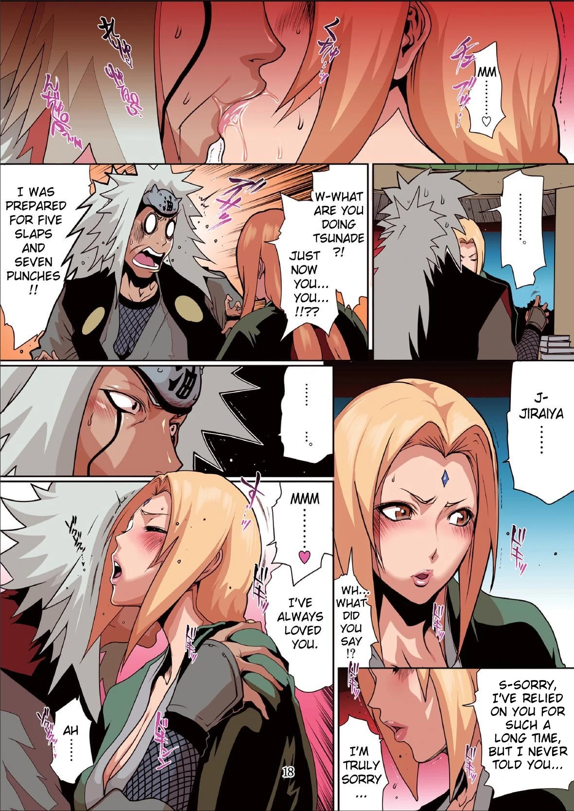 Jiraiya x Tsunade porn comic picture 6