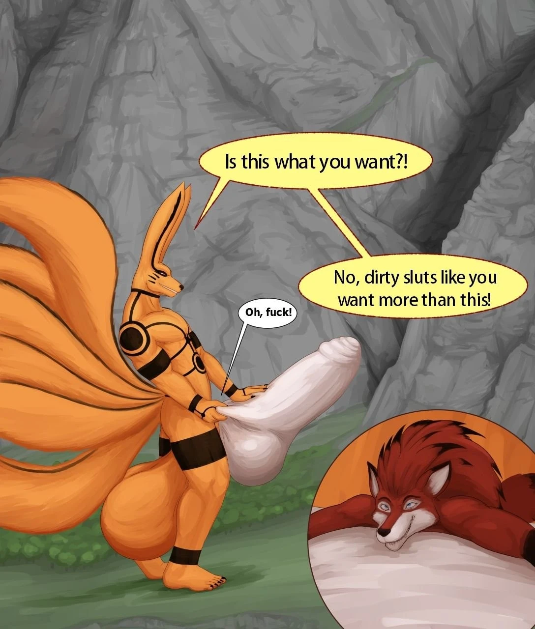 Kurama`s relaxation 2 porn comic picture 17