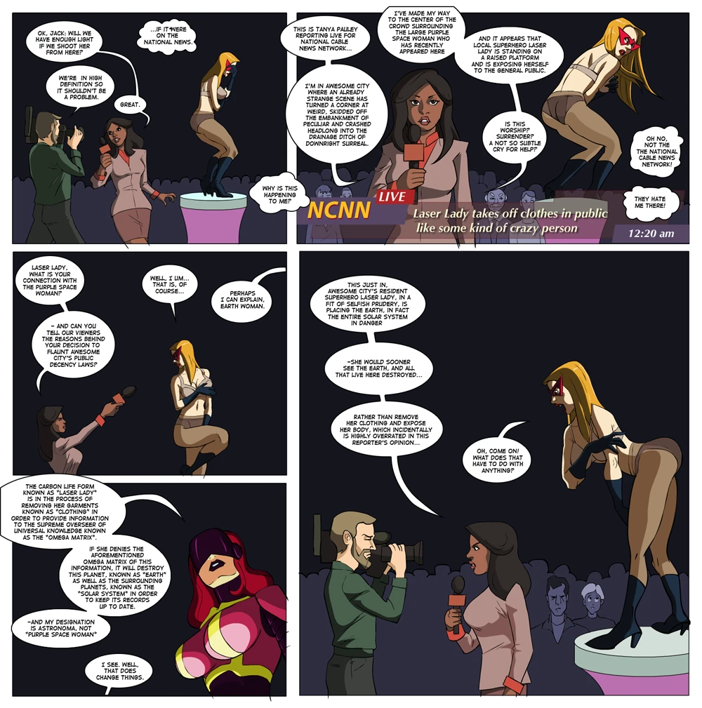 Laser Lady porn comic picture 17