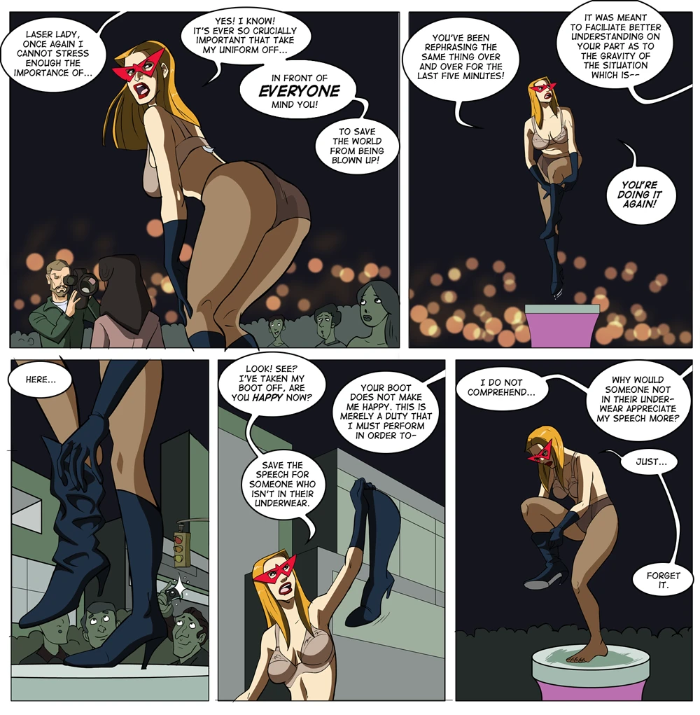 Laser Lady porn comic picture 18