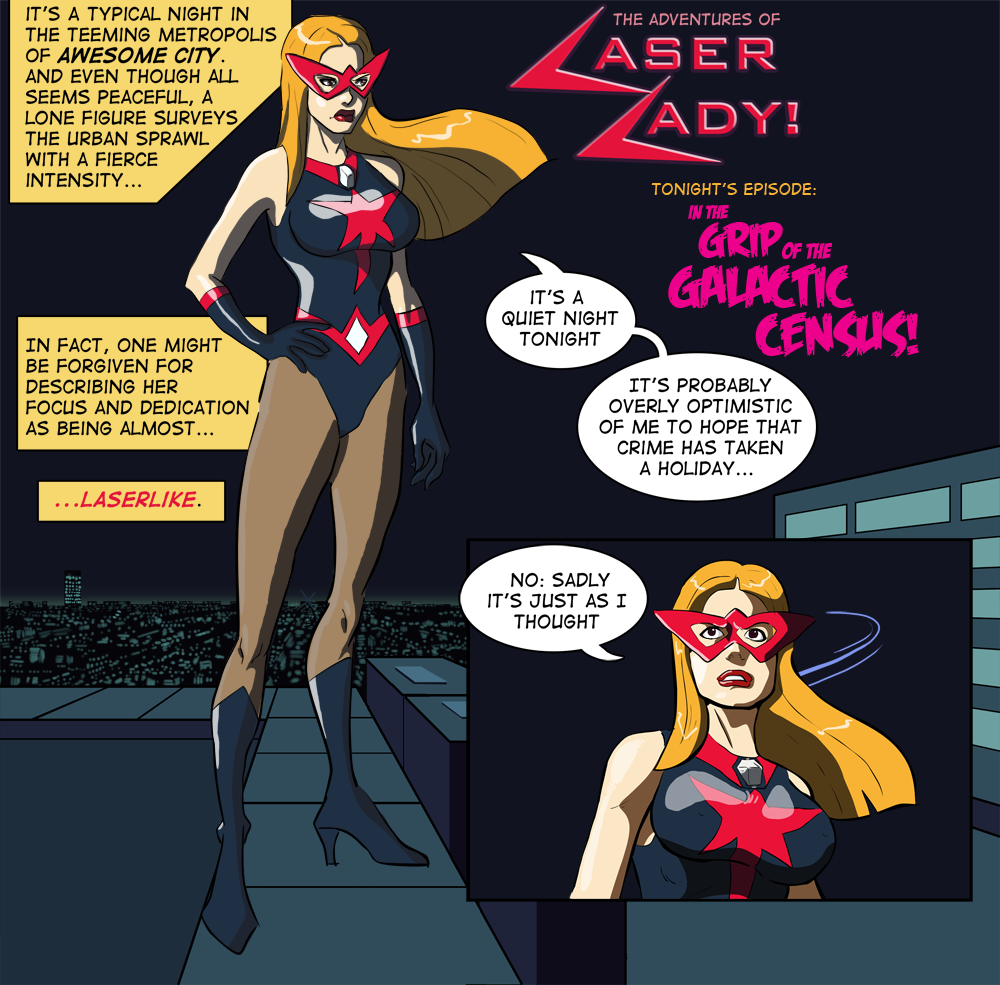 Laser Lady porn comic picture 2