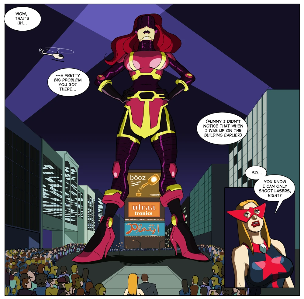 Laser Lady porn comic picture 5