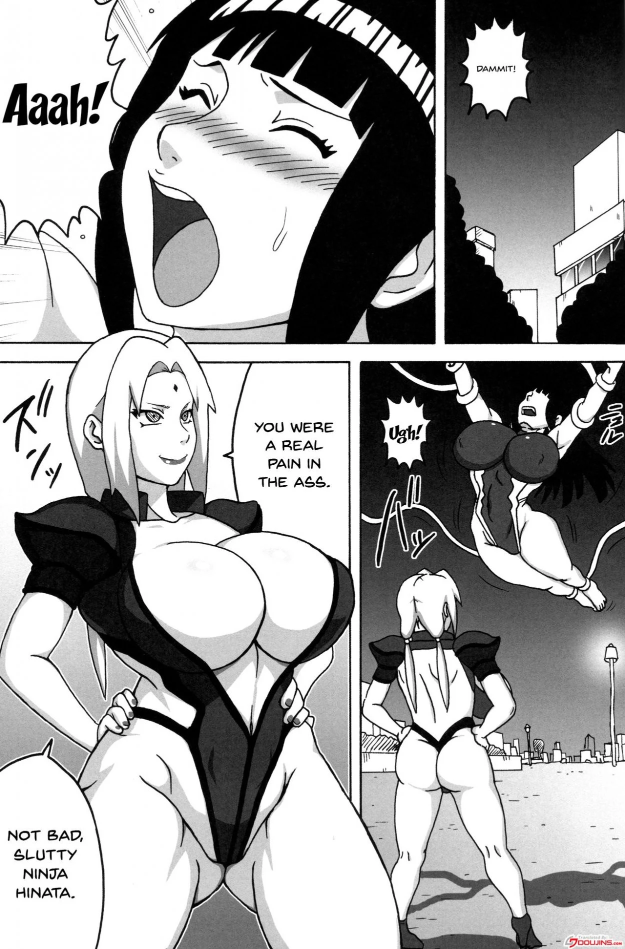 Lewd Demon Ninja Hinata porn comic picture 2