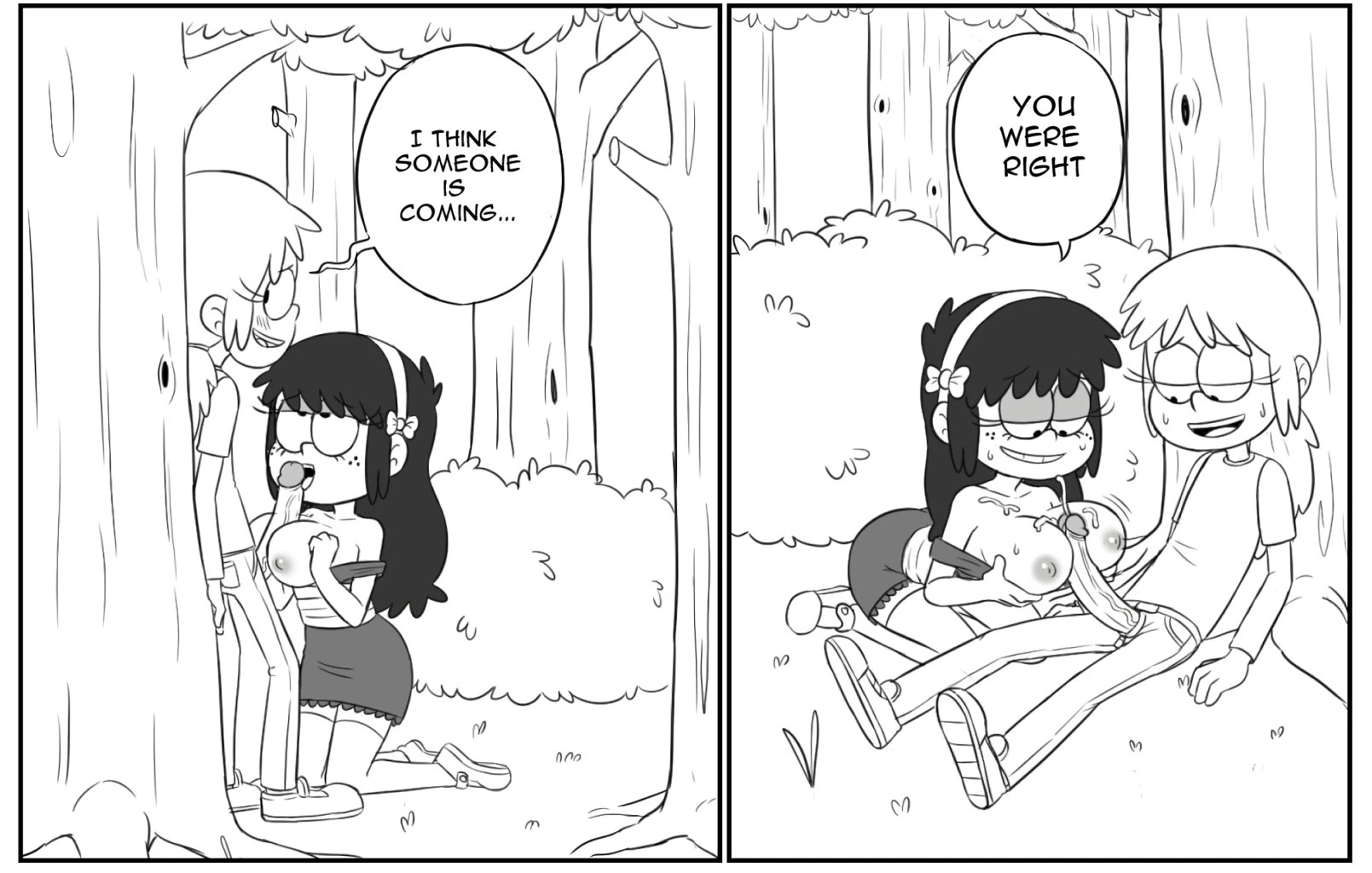 Lyle Loud x Gloom Loud x Lois Loud x Maggie porn comic picture 4