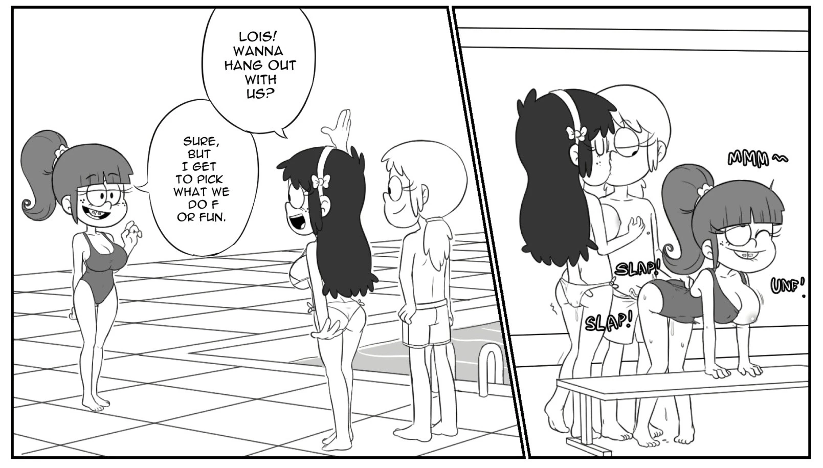 Lyle Loud x Gloom Loud x Lois Loud x Maggie porn comic picture 5