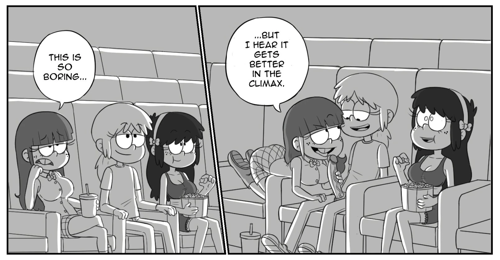 Lyle Loud x Gloom Loud x Lois Loud x Maggie porn comic picture 8