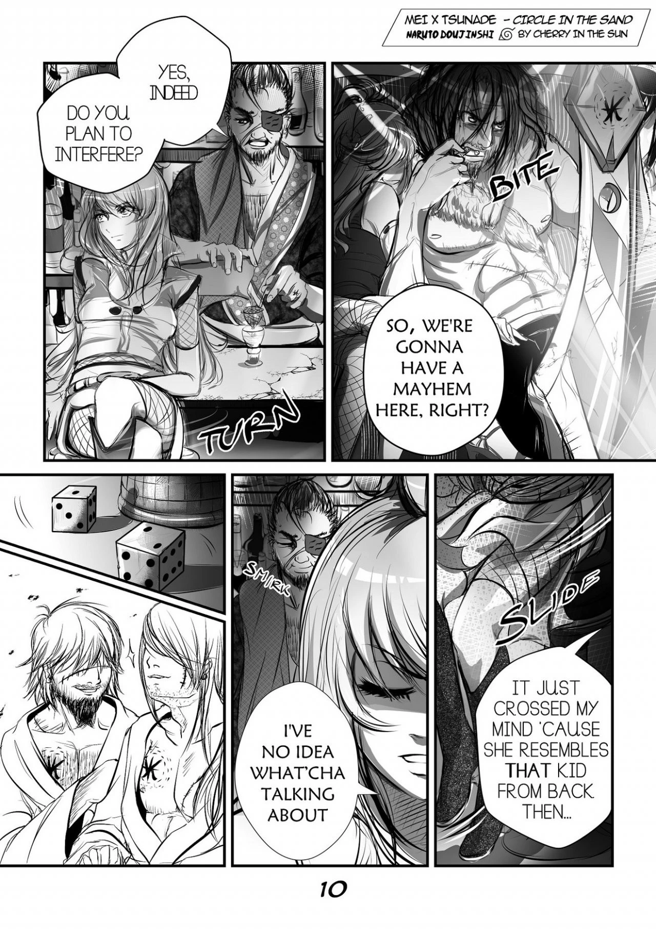 Mei x Tsunade - Circle in the Sand porn comic picture 11