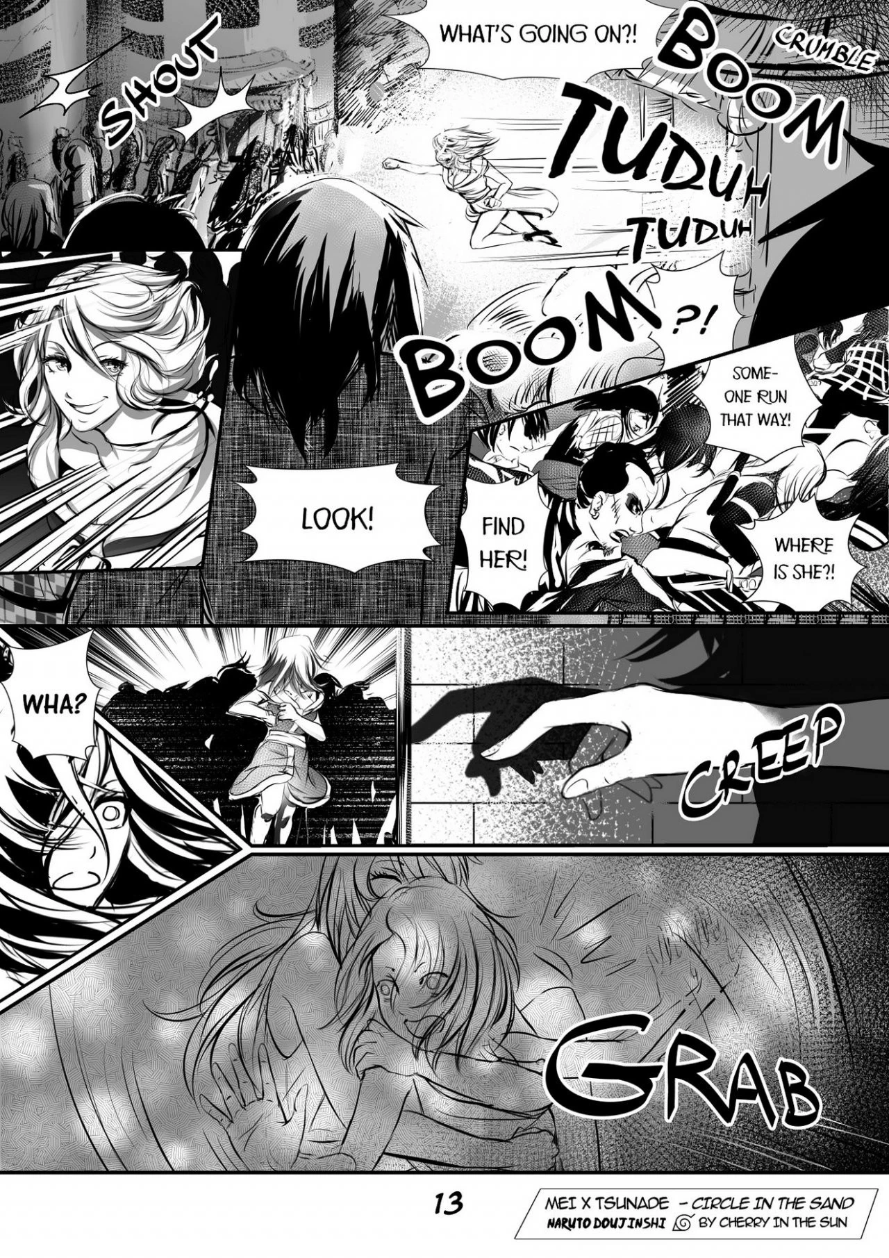 Mei x Tsunade - Circle in the Sand porn comic picture 14