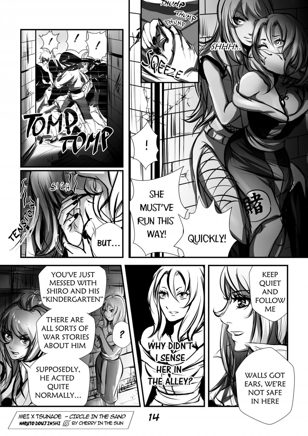 Mei x Tsunade - Circle in the Sand porn comic picture 15
