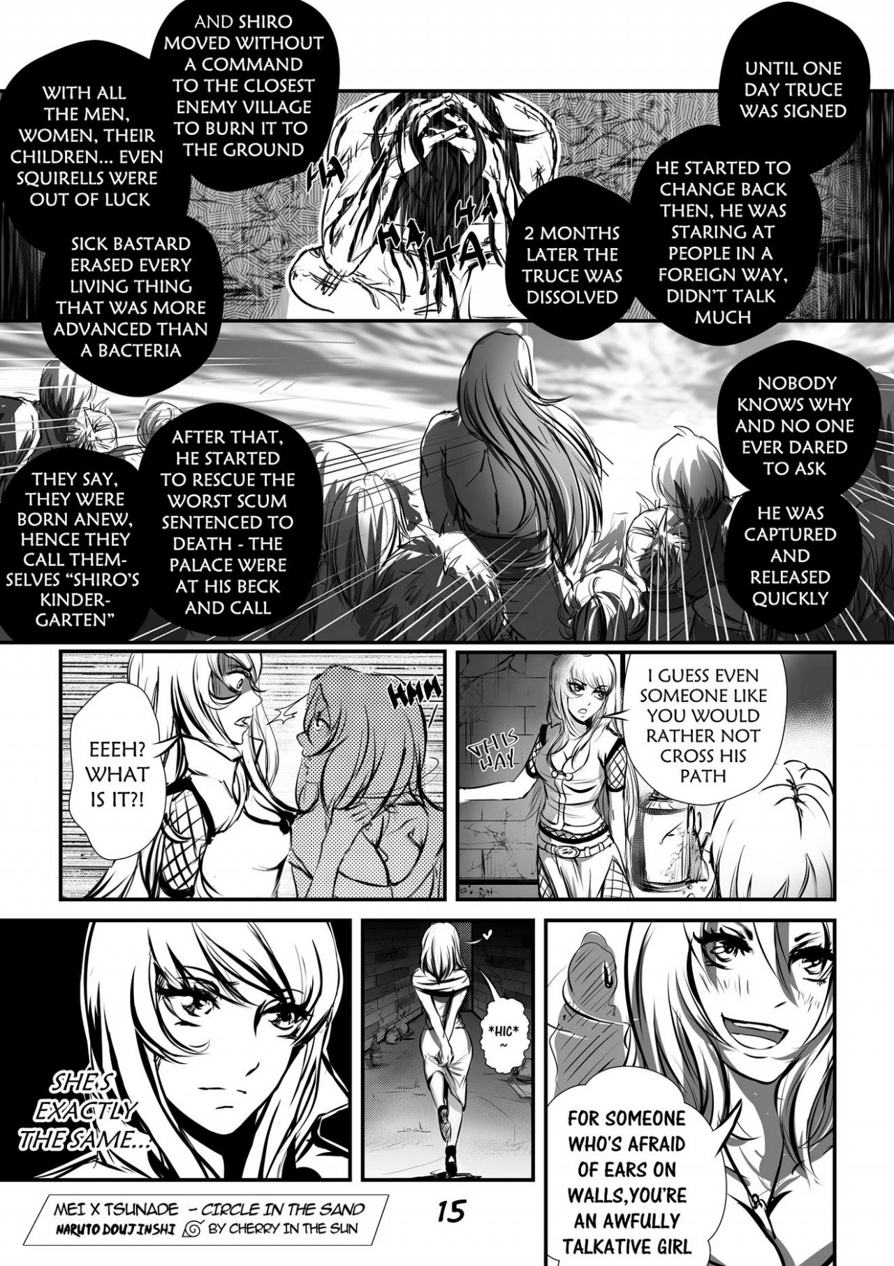 Mei x Tsunade - Circle in the Sand porn comic picture 16