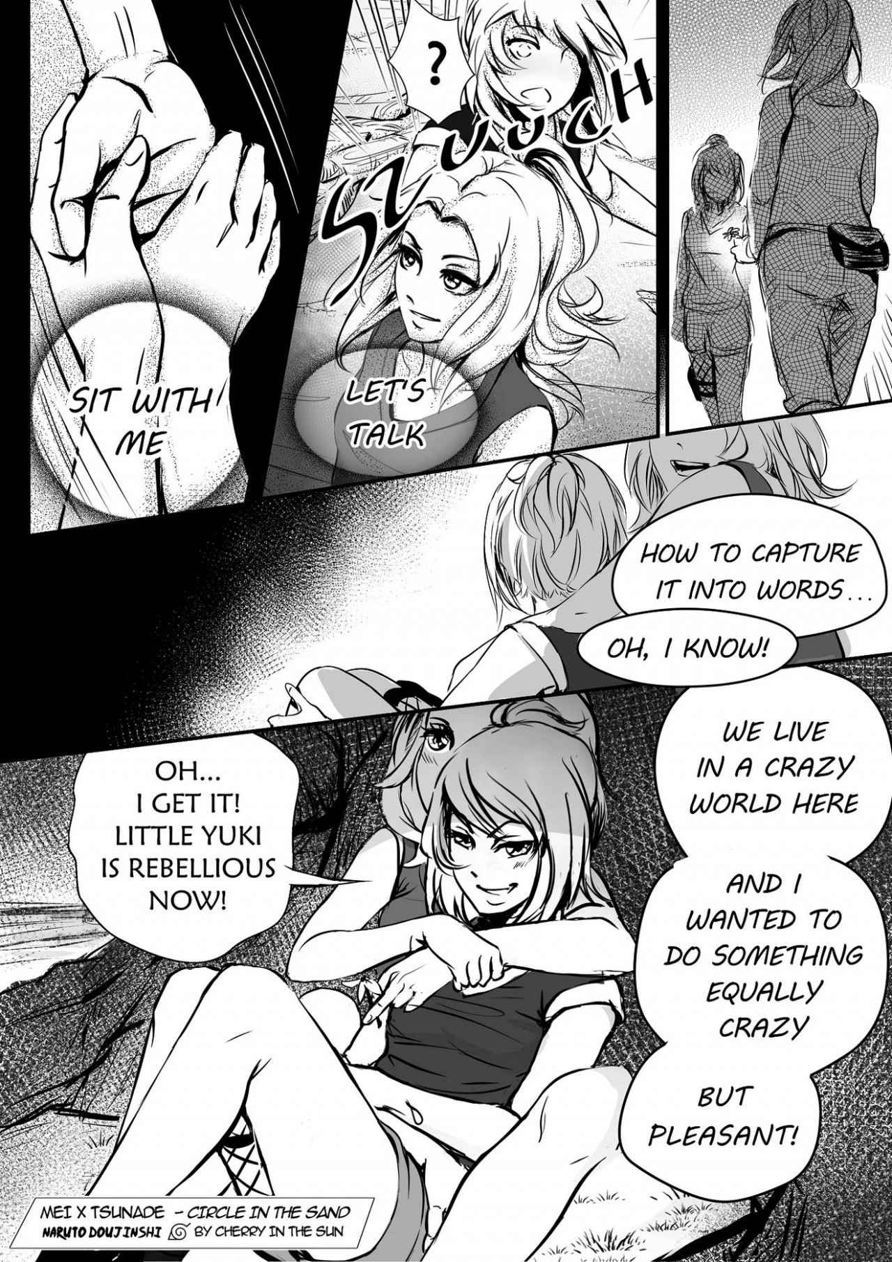 Mei x Tsunade - Circle in the Sand porn comic picture 21