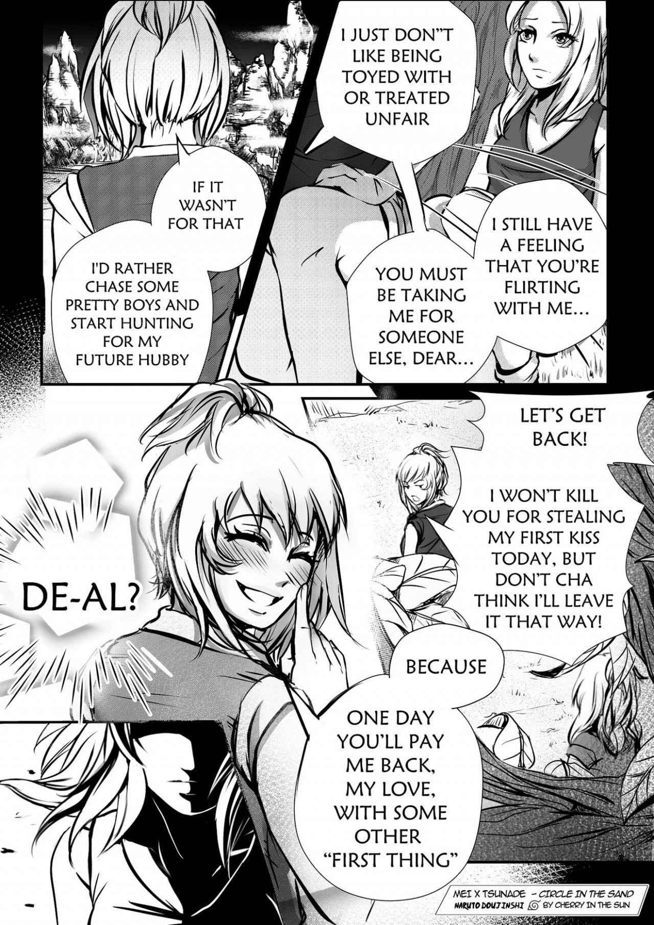 Mei x Tsunade - Circle in the Sand porn comic picture 23