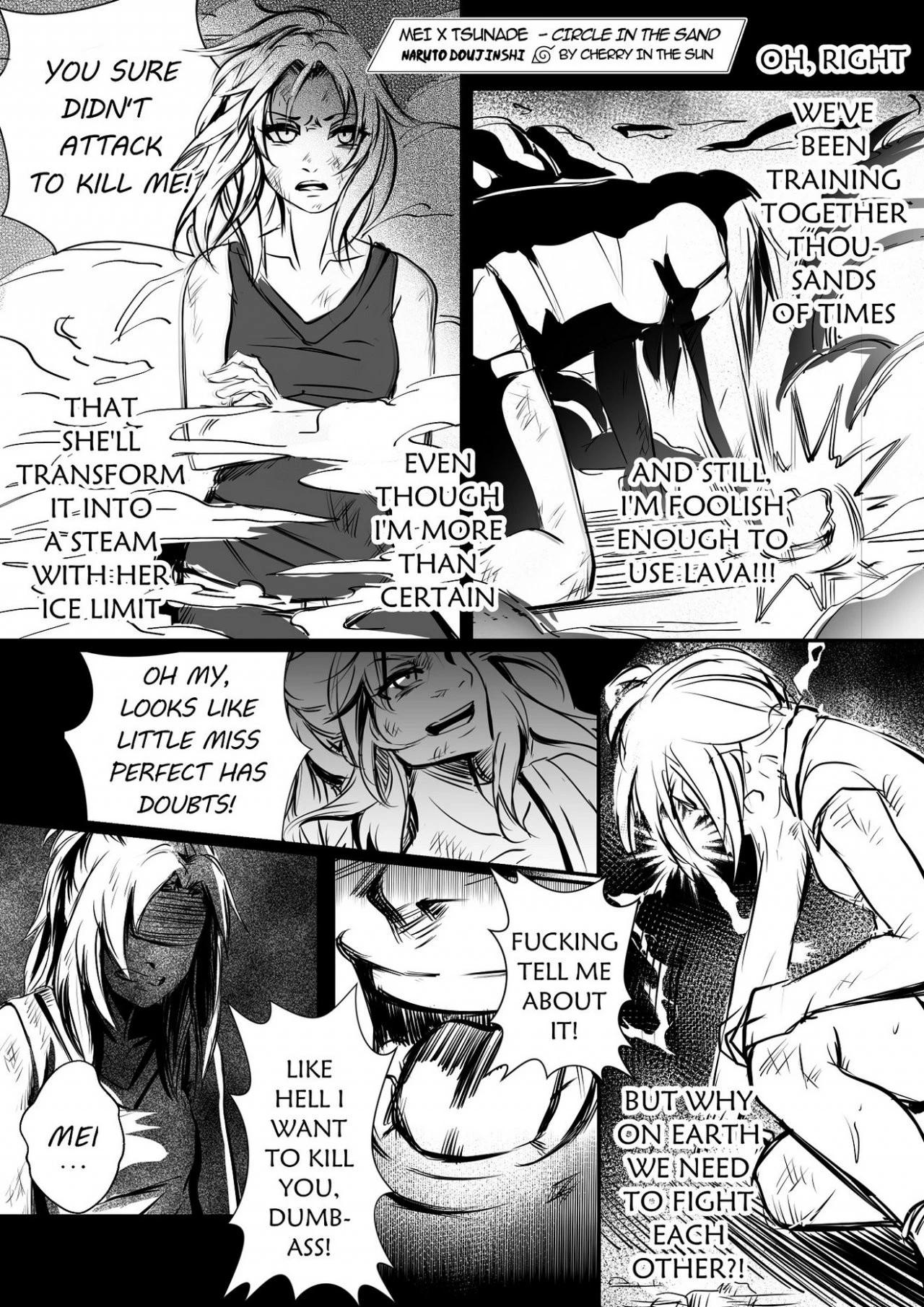 Mei x Tsunade - Circle in the Sand porn comic picture 29