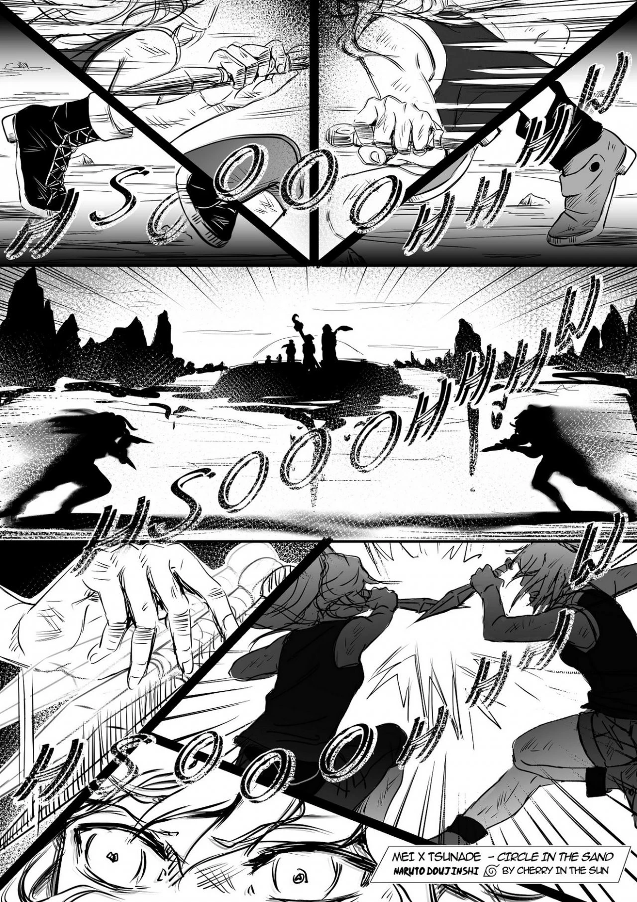 Mei x Tsunade - Circle in the Sand porn comic picture 32