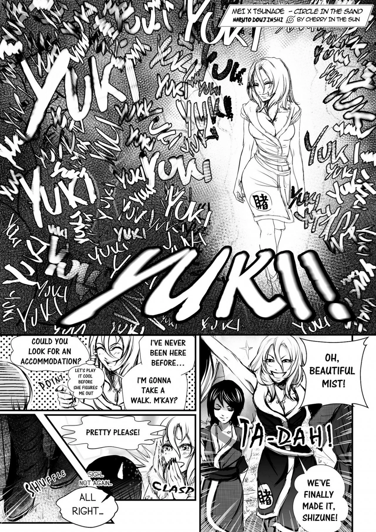 Mei x Tsunade - Circle in the Sand porn comic picture 4