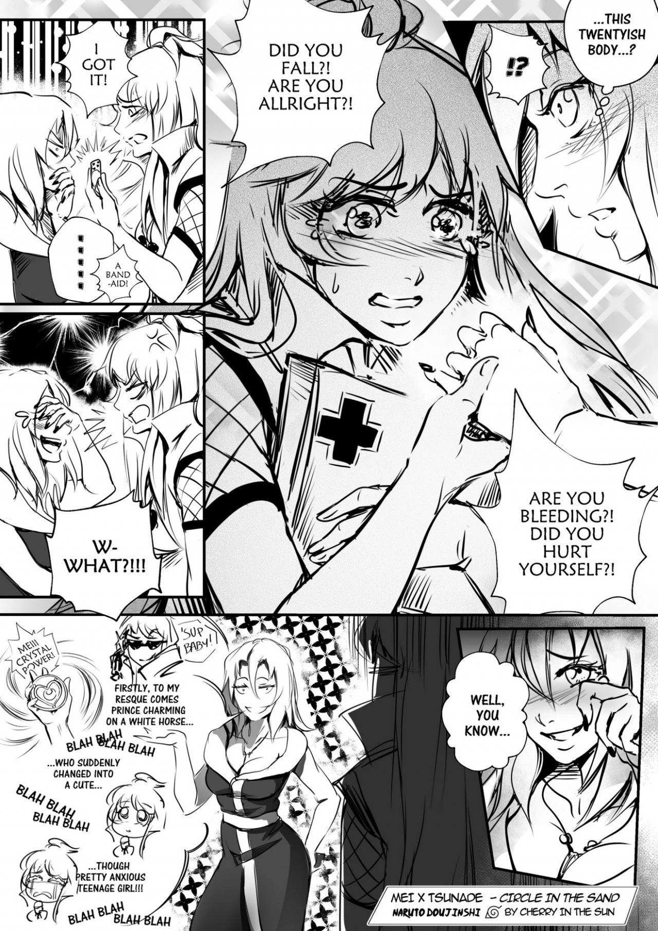 Mei x Tsunade - Circle in the Sand porn comic picture 48